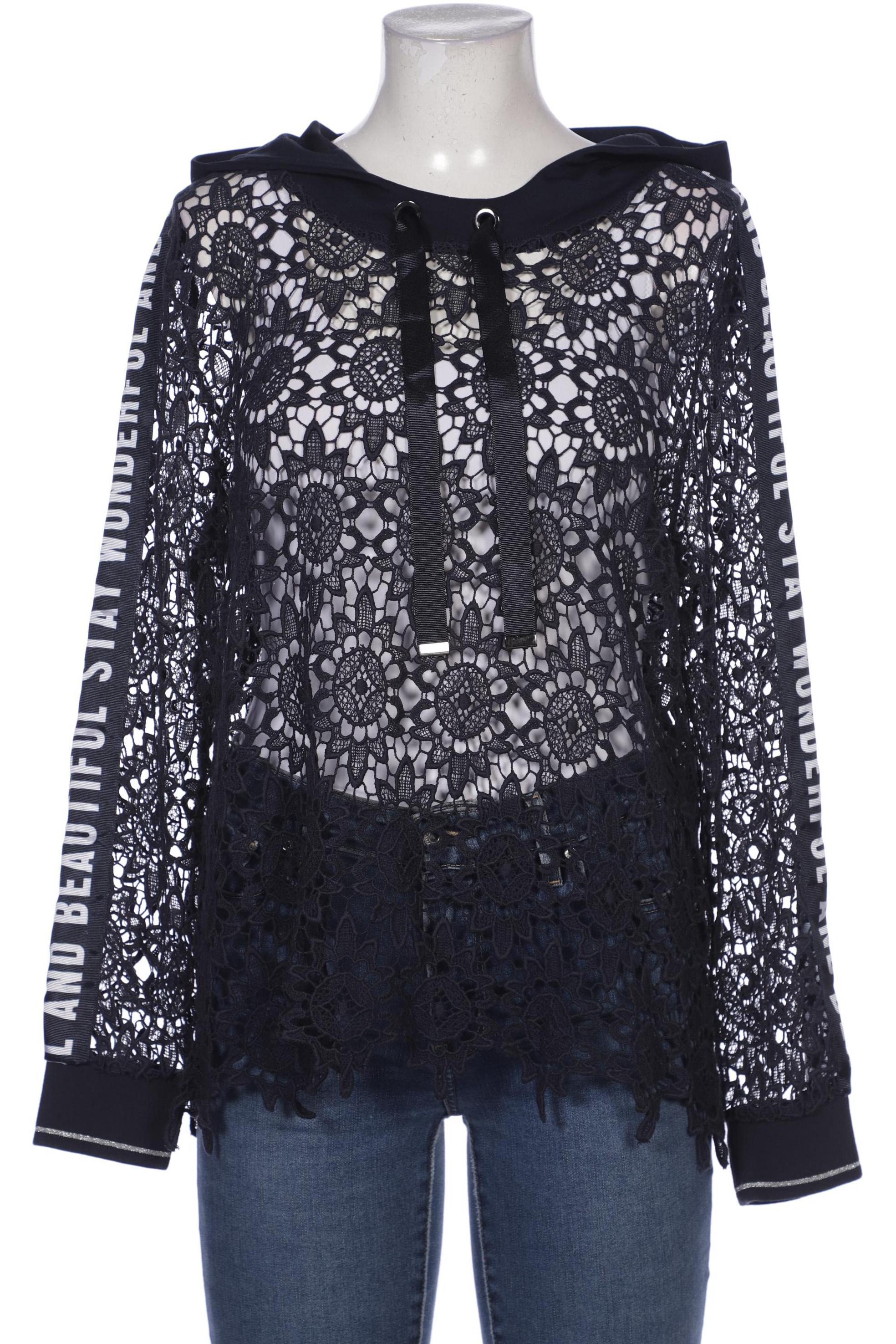 

monari Damen Kapuzenpullover, marineblau, Gr. 38