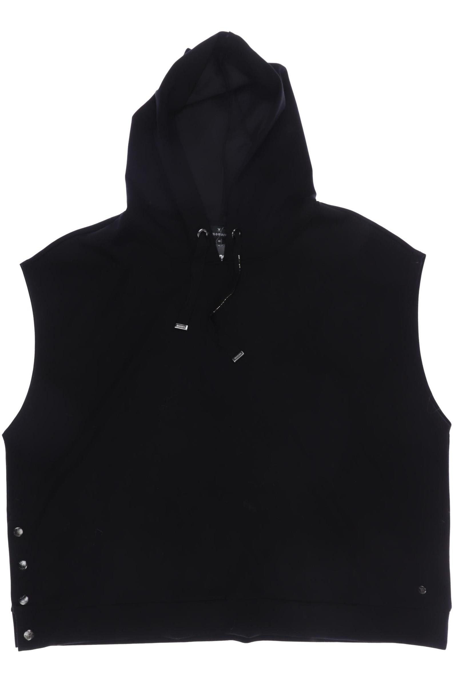 

monari Damen Kapuzenpullover, schwarz, Gr. 46