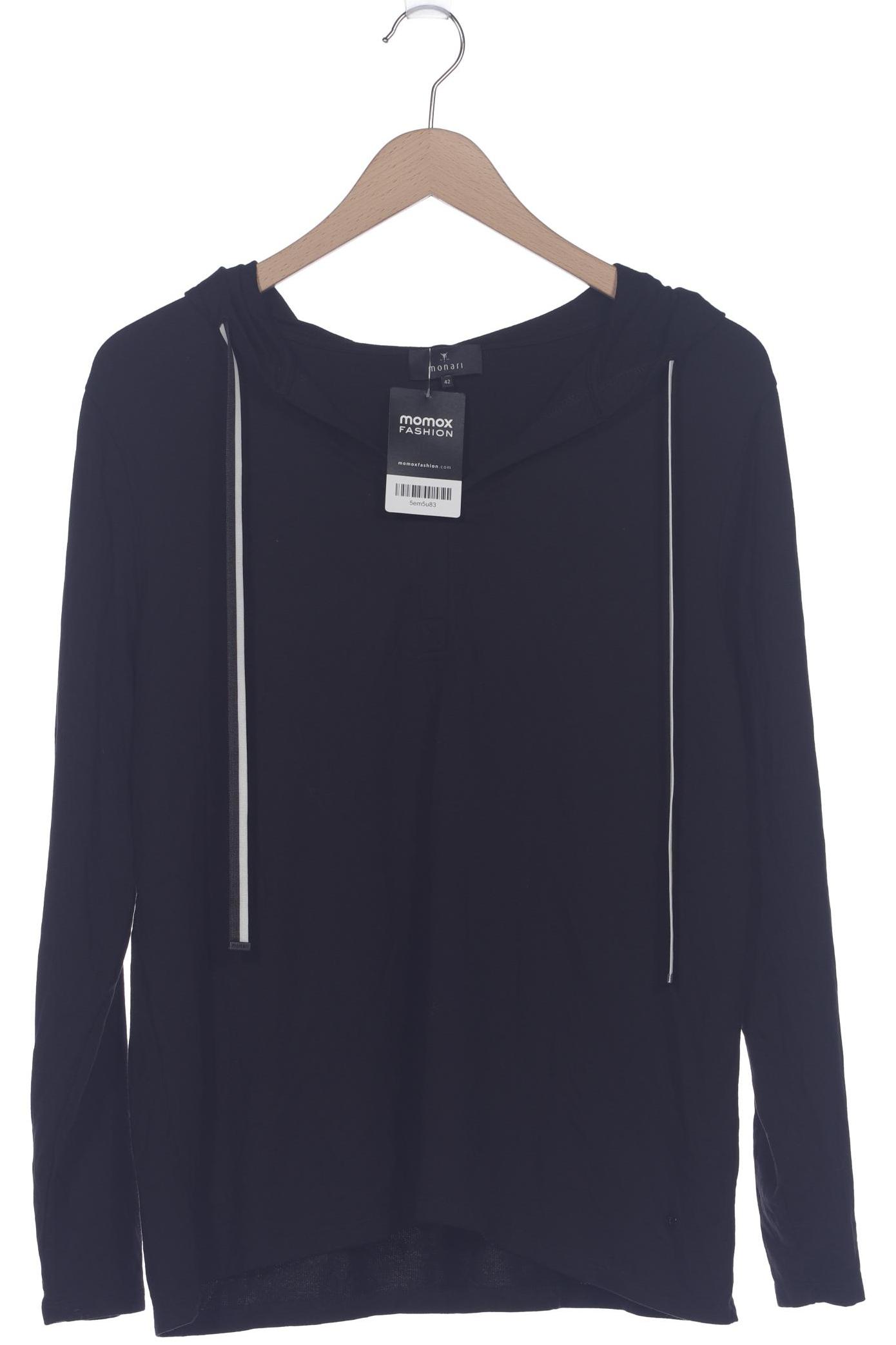 

monari Damen Kapuzenpullover, schwarz, Gr. 42