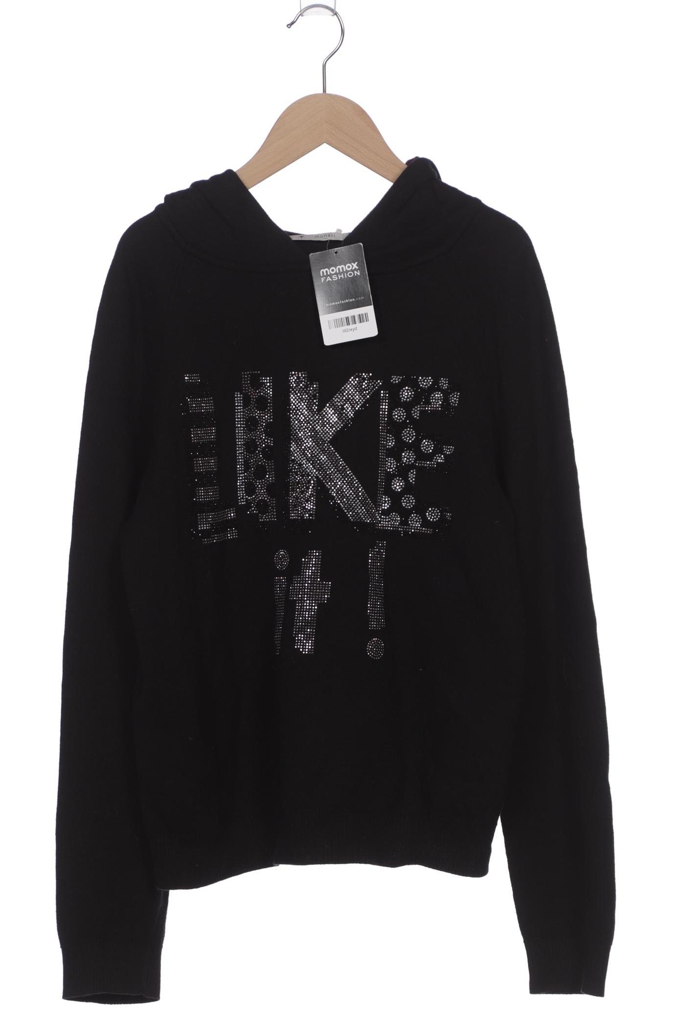

monari Damen Kapuzenpullover, schwarz, Gr. 36