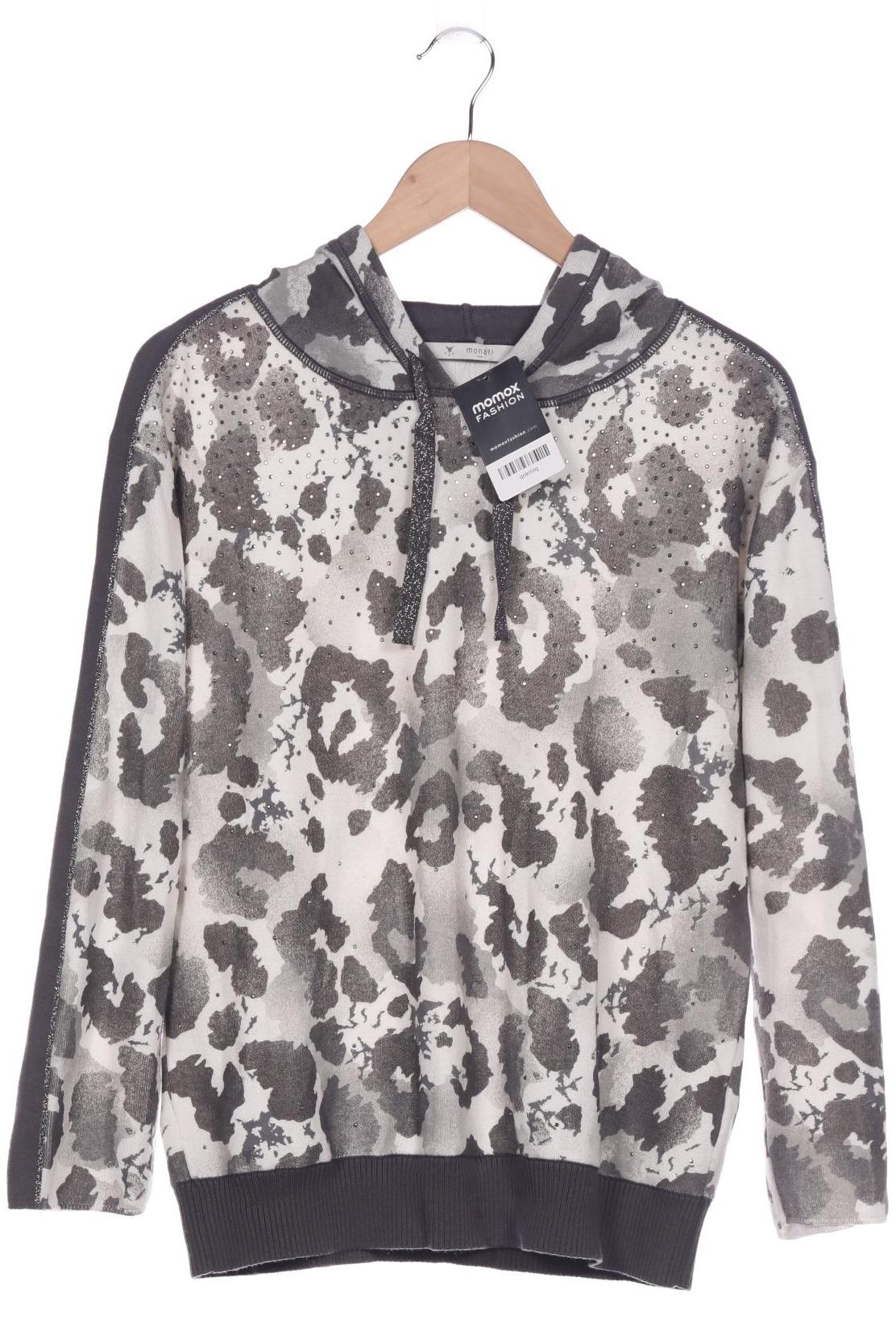 

monari Damen Kapuzenpullover, grau, Gr. 40