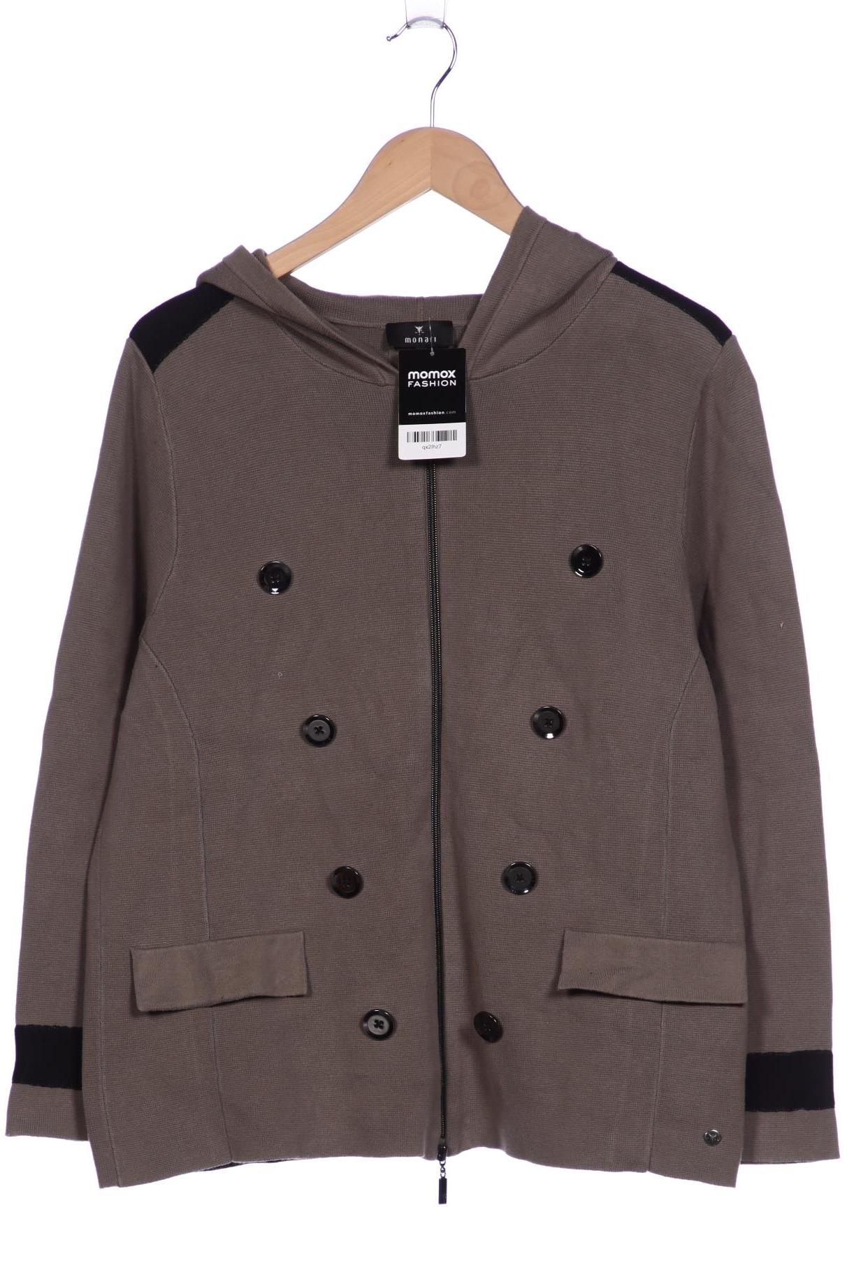 

monari Damen Kapuzenpullover, grau, Gr. 46