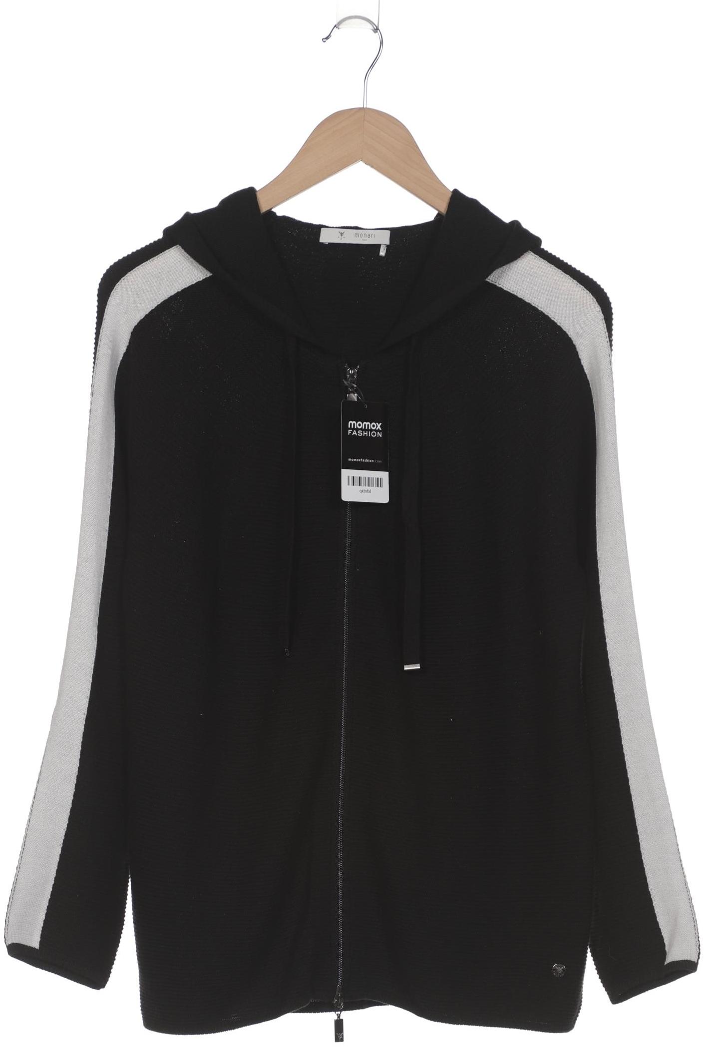 

monari Damen Kapuzenpullover, schwarz, Gr. 42