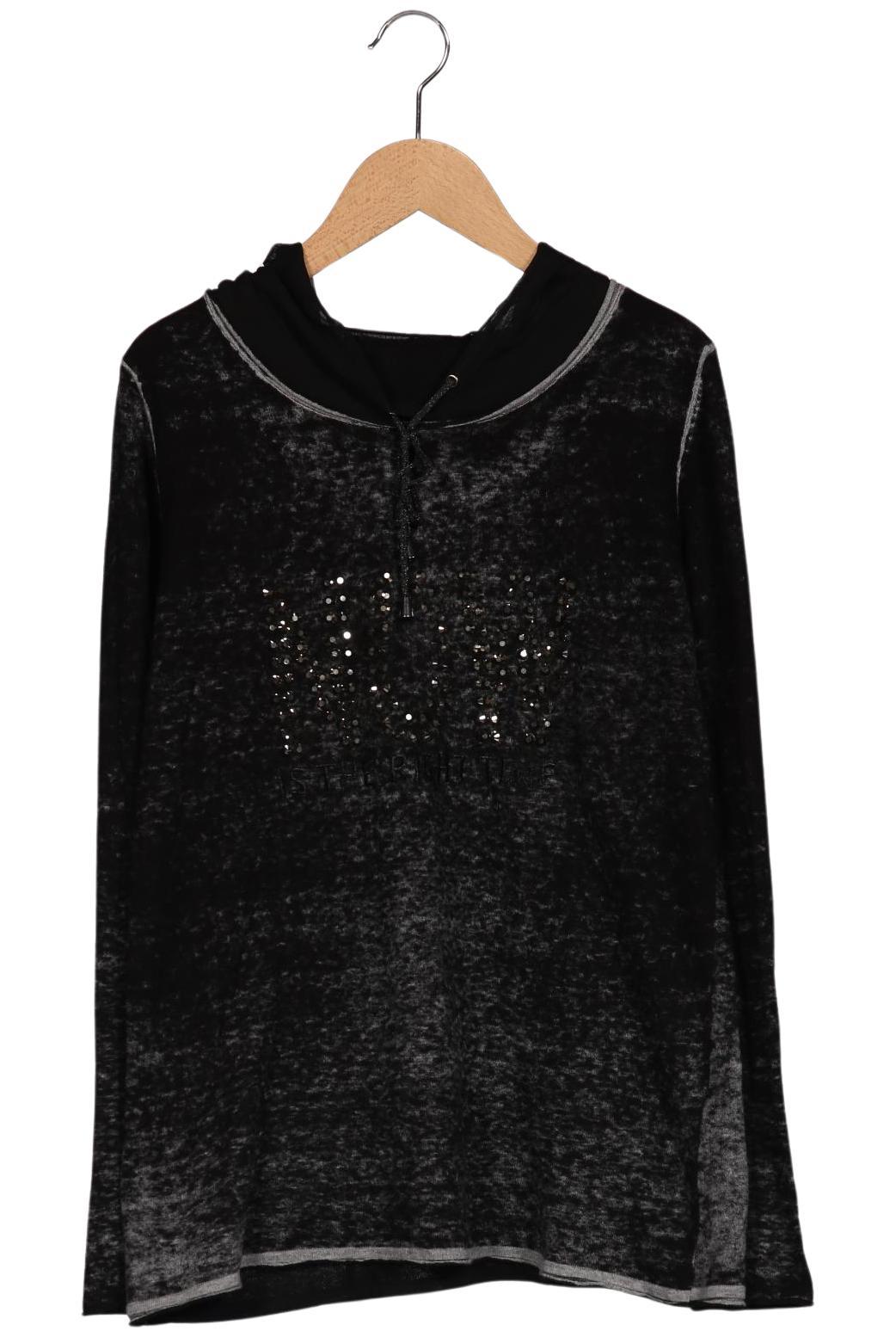 

monari Damen Kapuzenpullover, schwarz, Gr. 38