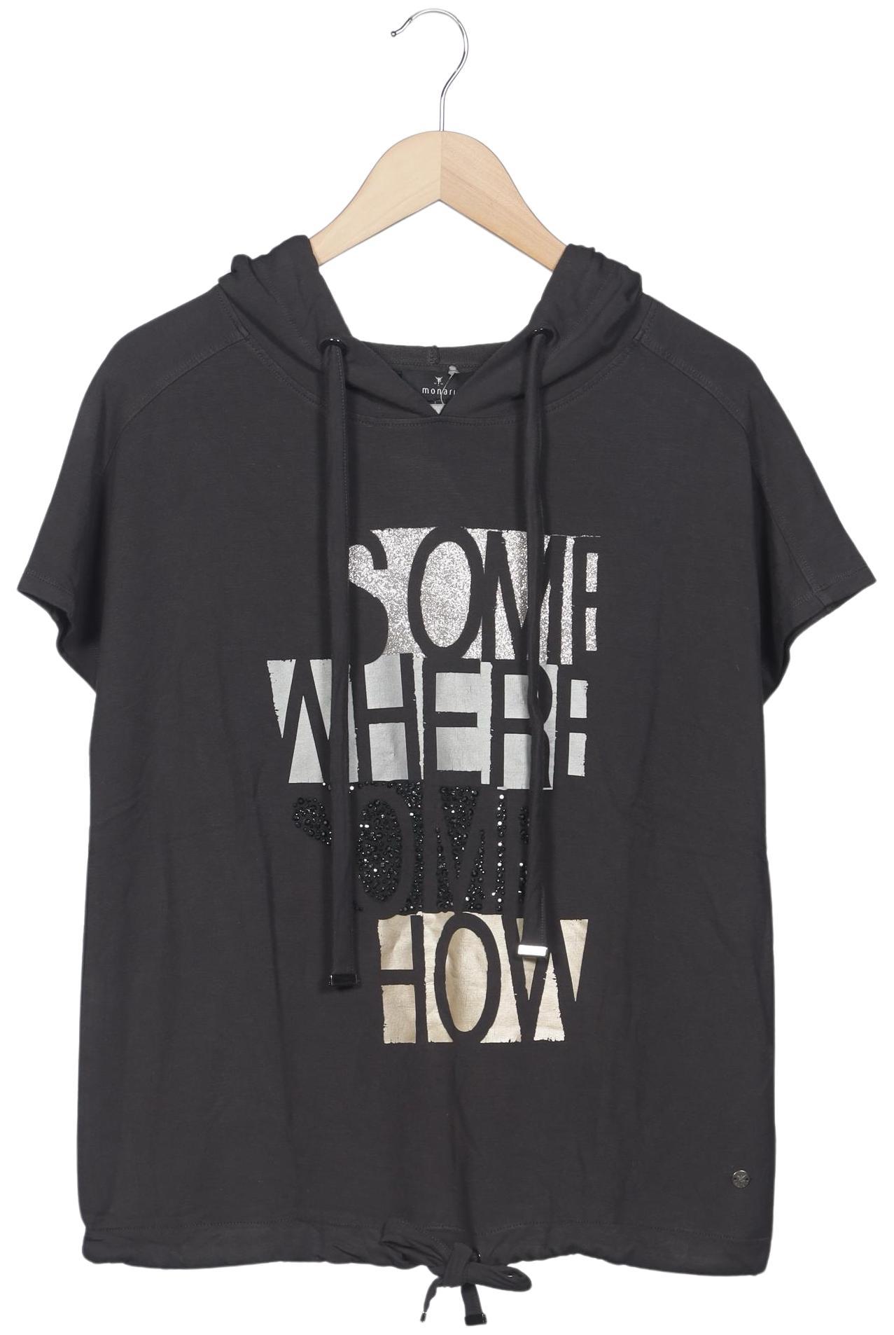 

monari Damen Kapuzenpullover, grau, Gr. 40