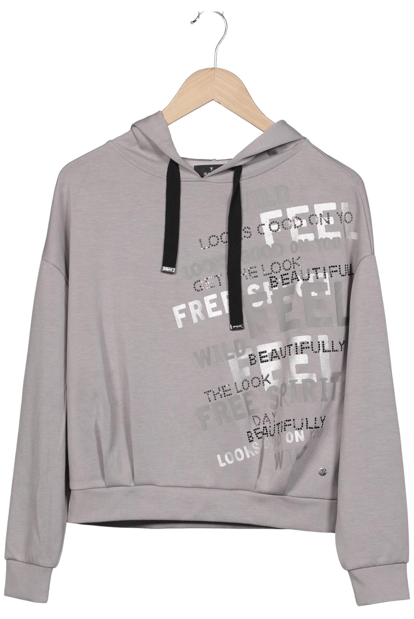 

monari Damen Kapuzenpullover, grau, Gr. 36
