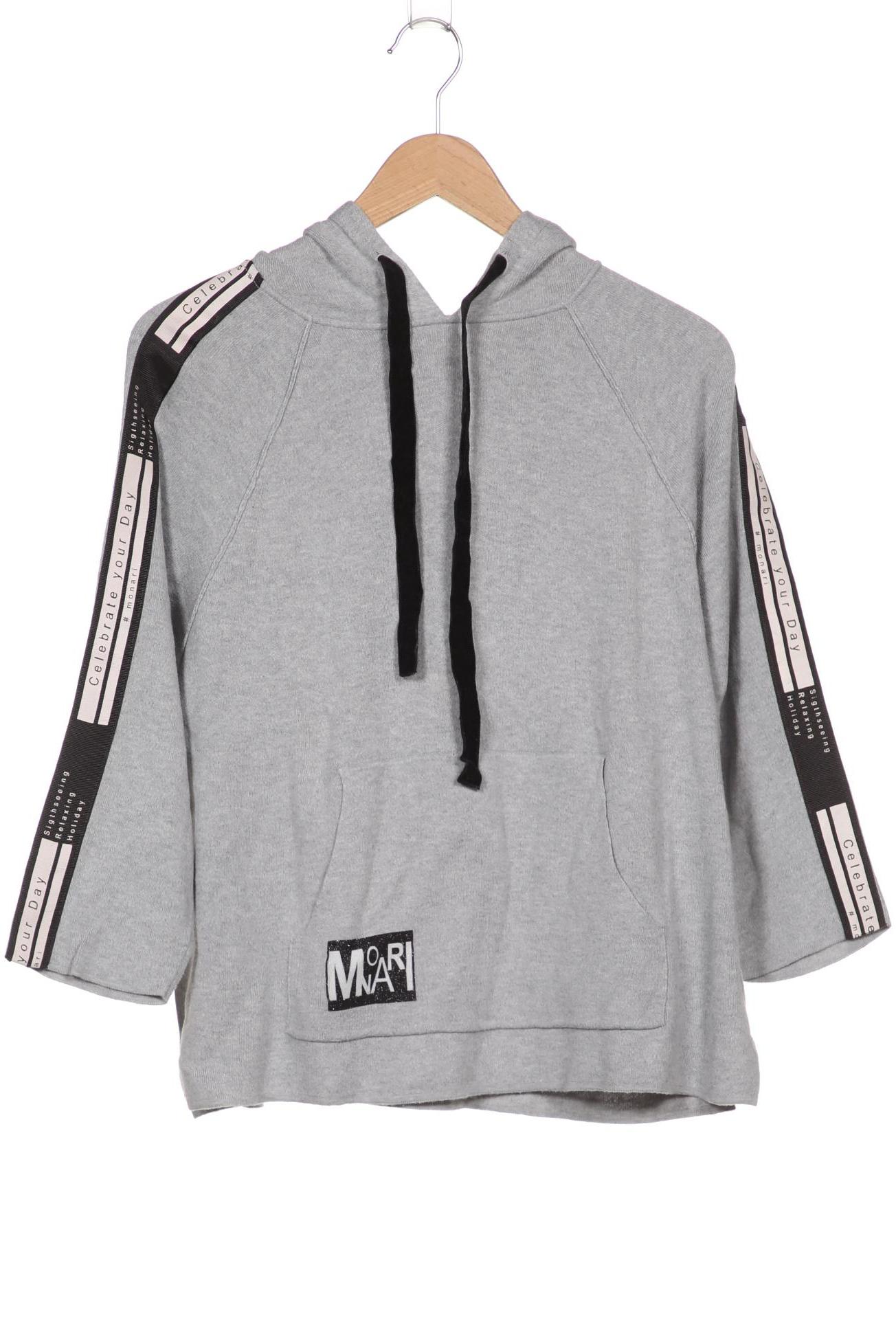 

monari Damen Kapuzenpullover, grau, Gr. 38