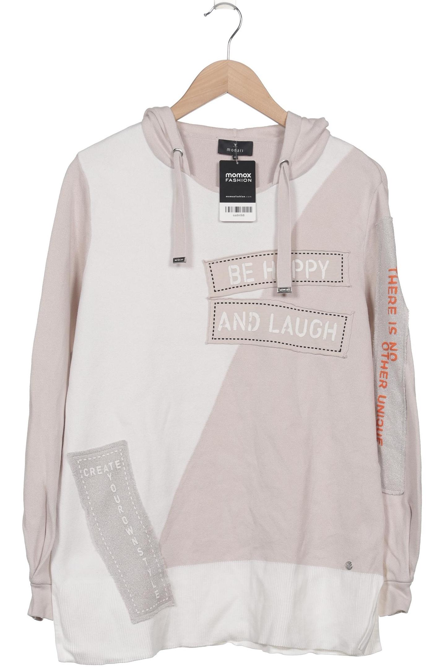 

monari Damen Kapuzenpullover, beige, Gr. 40