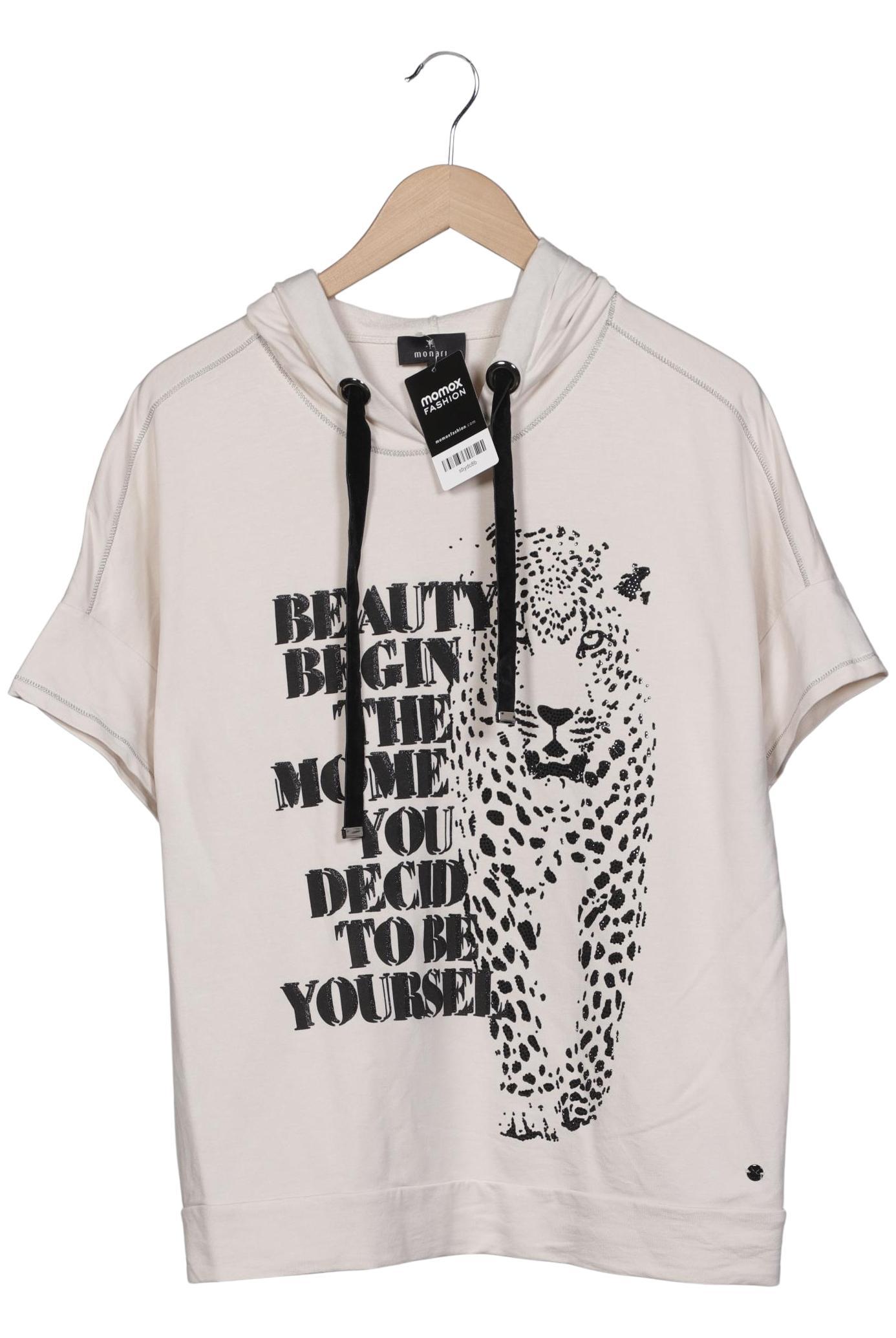 

monari Damen Kapuzenpullover, cremeweiß, Gr. 40