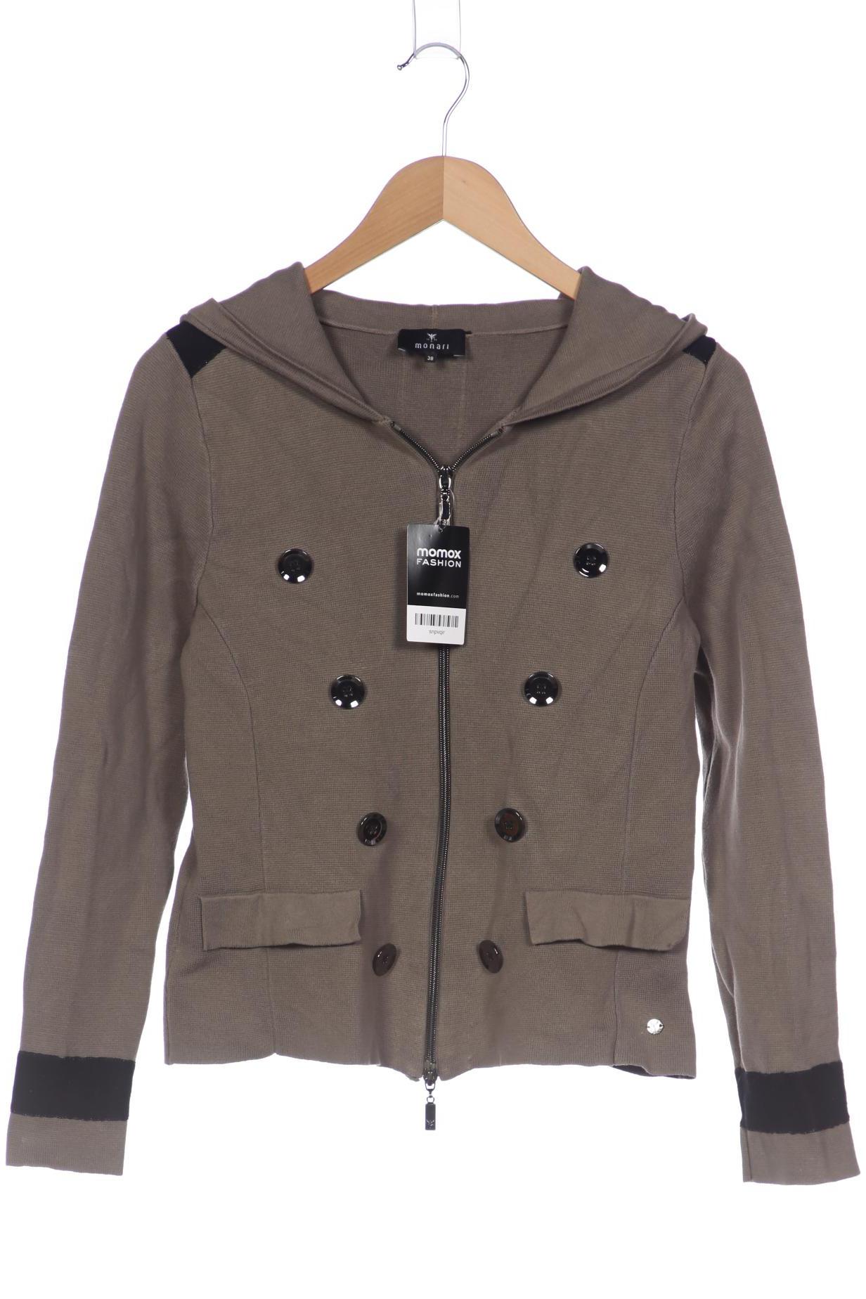 

monari Damen Kapuzenpullover, braun, Gr. 38