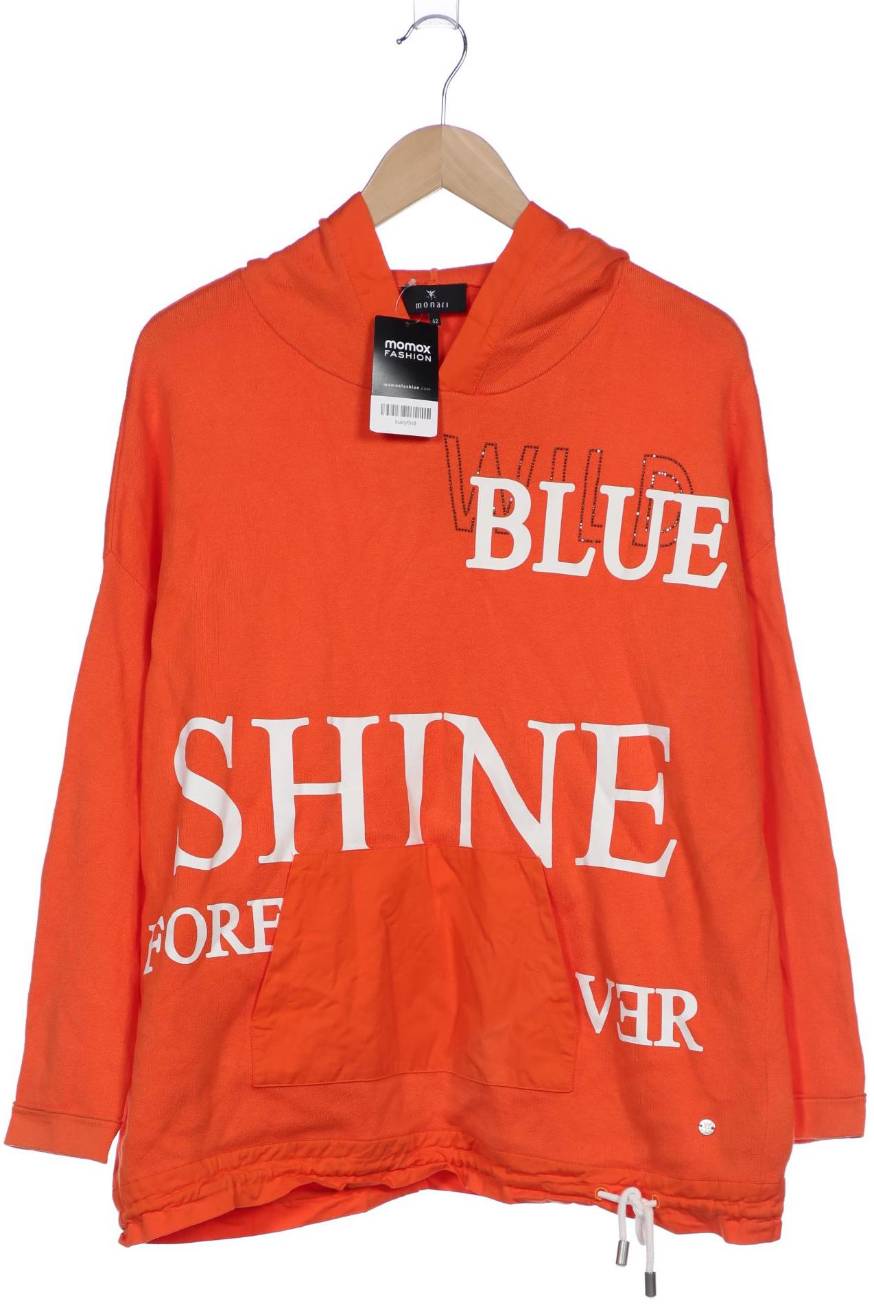 

monari Damen Kapuzenpullover, orange, Gr. 42