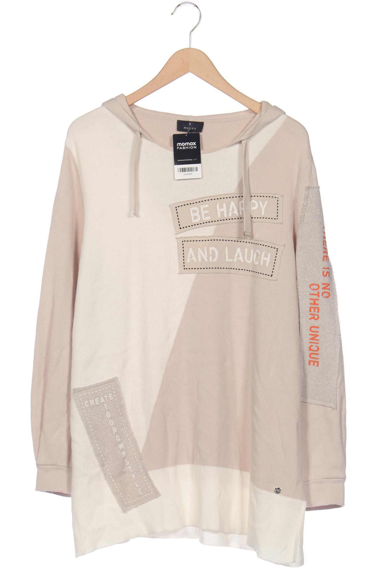 

monari Damen Kapuzenpullover, beige, Gr. 46