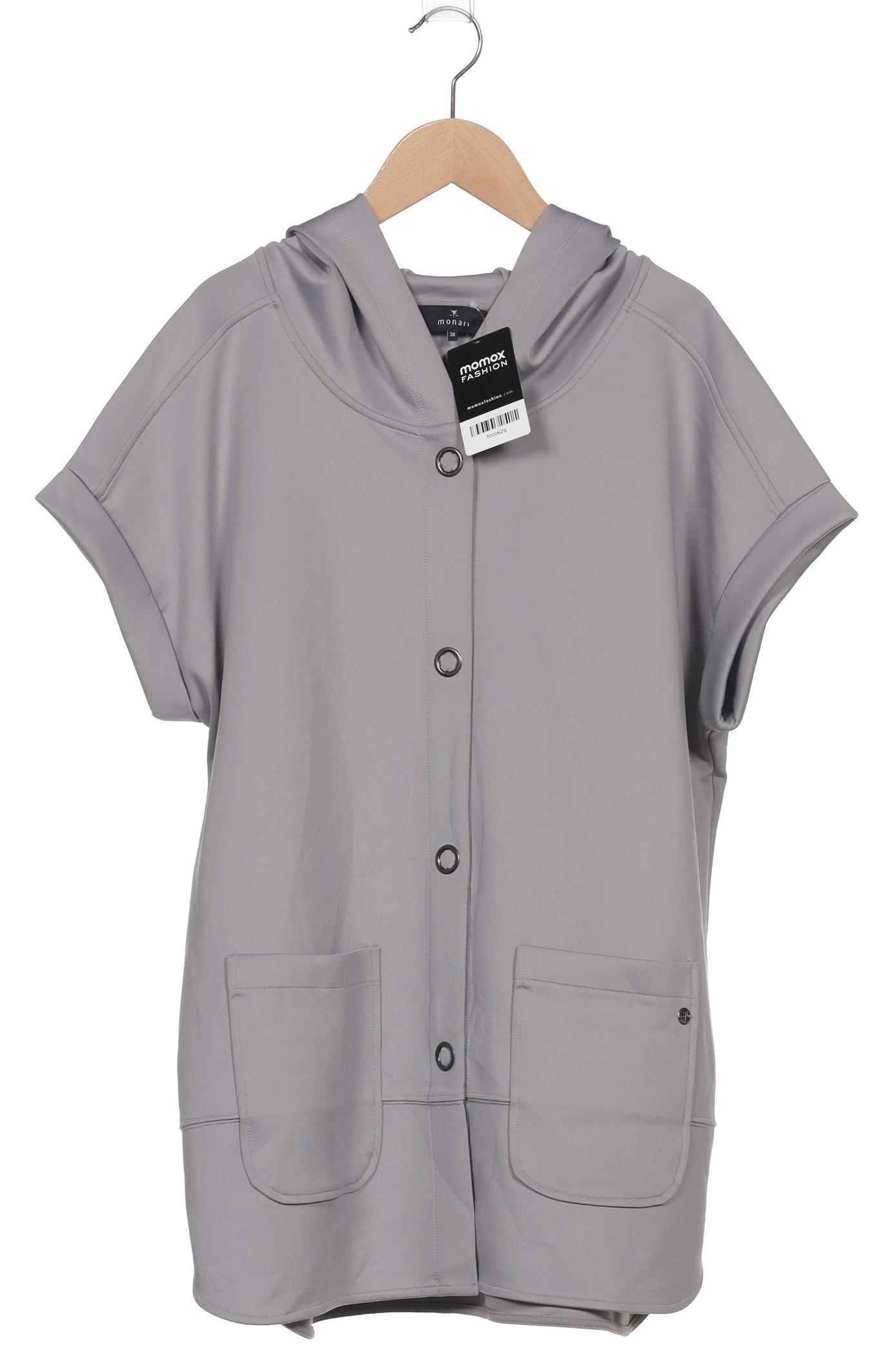 

monari Damen Kapuzenpullover, grau, Gr. 38