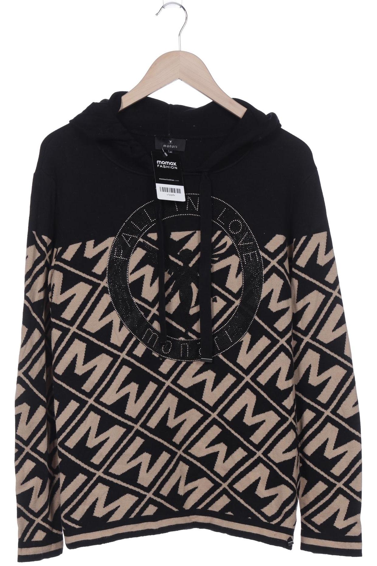 

monari Damen Kapuzenpullover, schwarz, Gr. 40