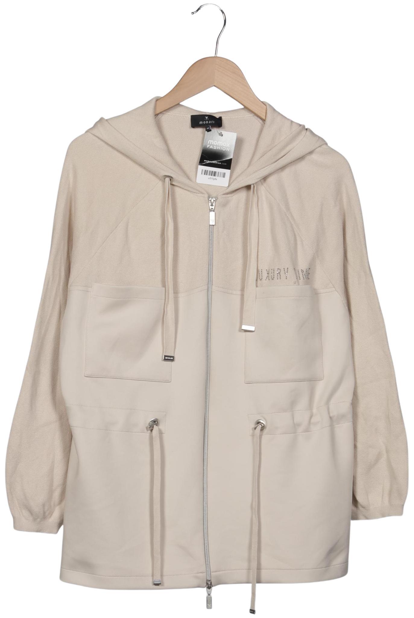 

monari Damen Kapuzenpullover, beige, Gr. 46