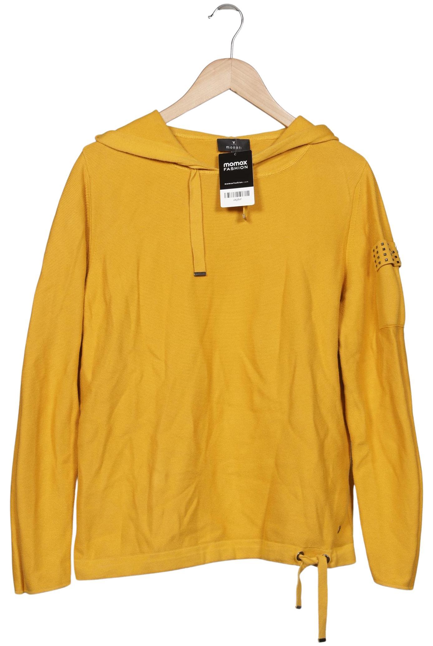 

monari Damen Kapuzenpullover, gelb, Gr. 40