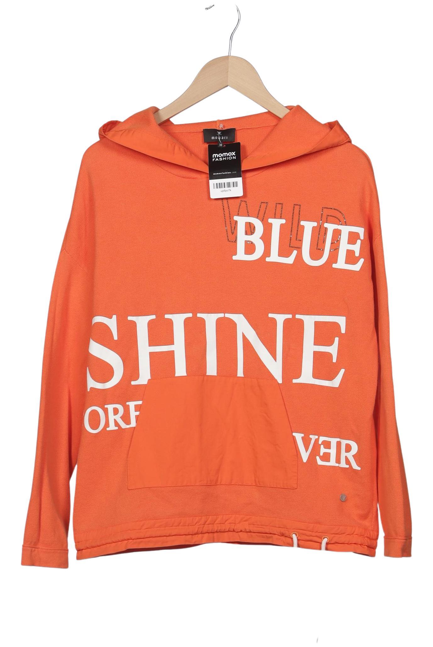 

monari Damen Kapuzenpullover, orange, Gr. 38