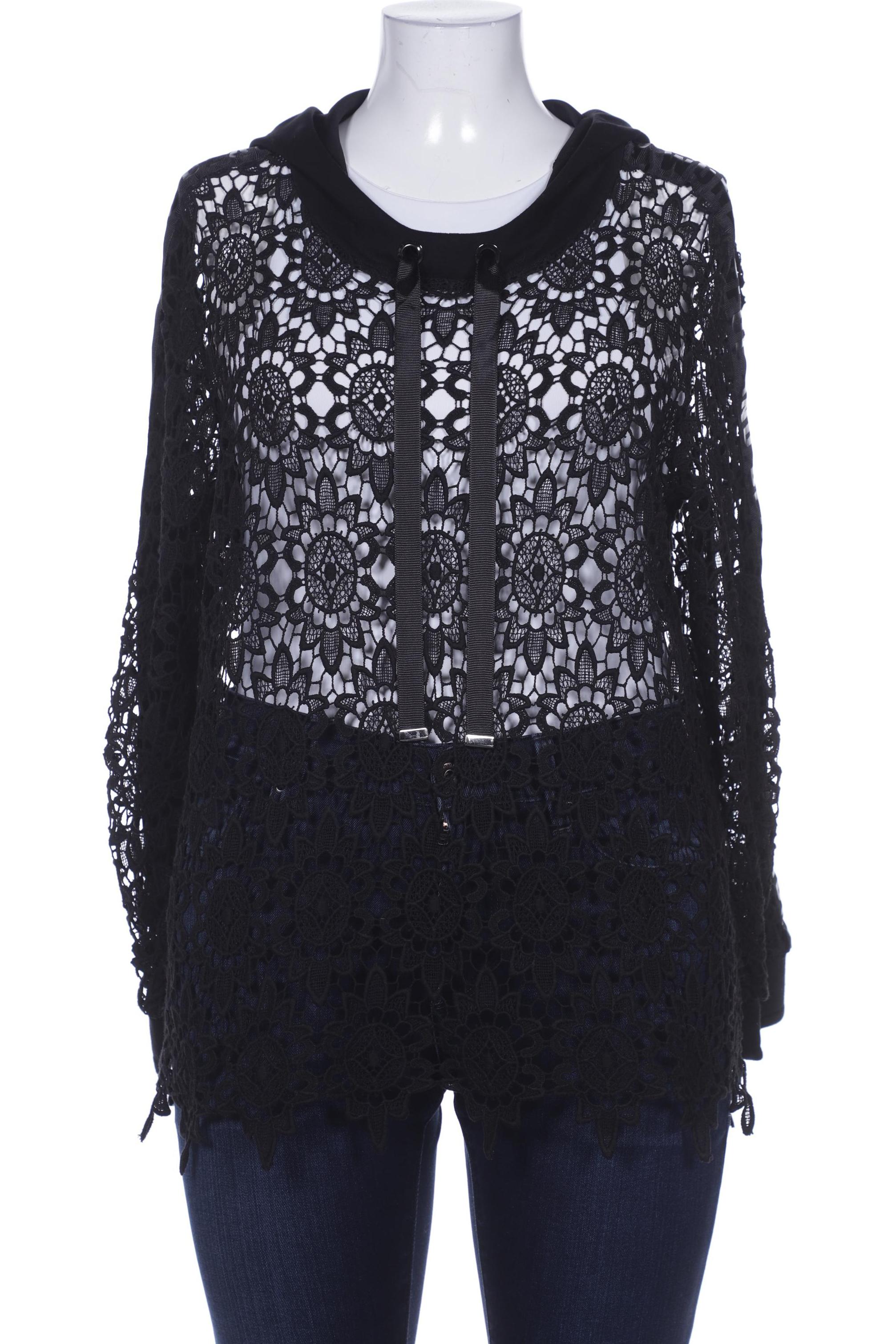 

monari Damen Kapuzenpullover, schwarz, Gr. 44