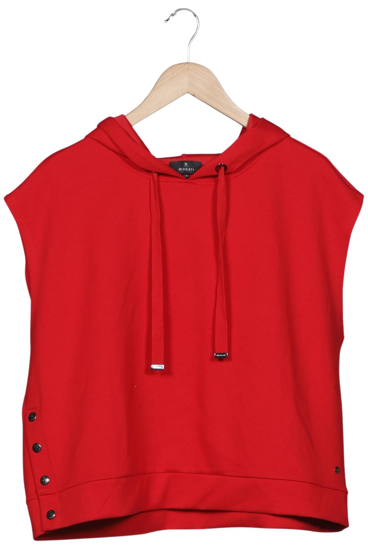 

monari Damen Kapuzenpullover, rot, Gr. 42