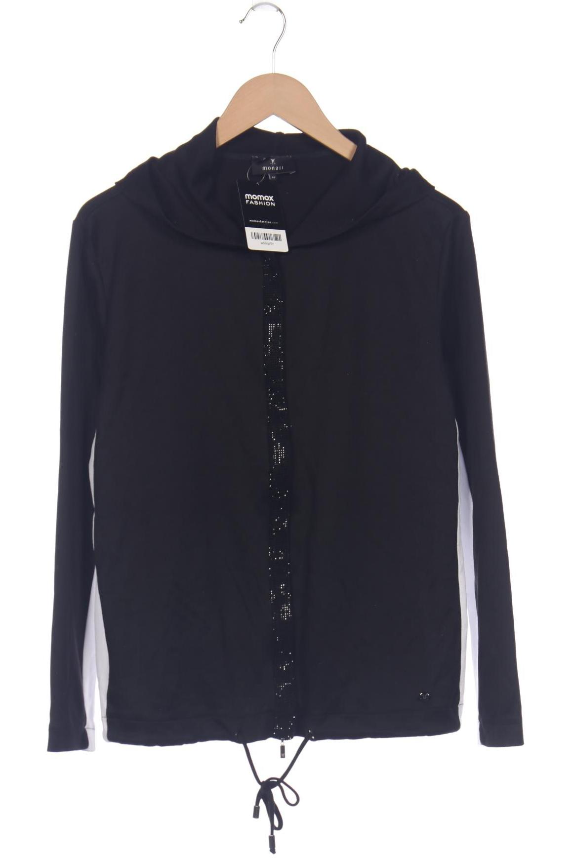 

monari Damen Kapuzenpullover, schwarz, Gr. 42