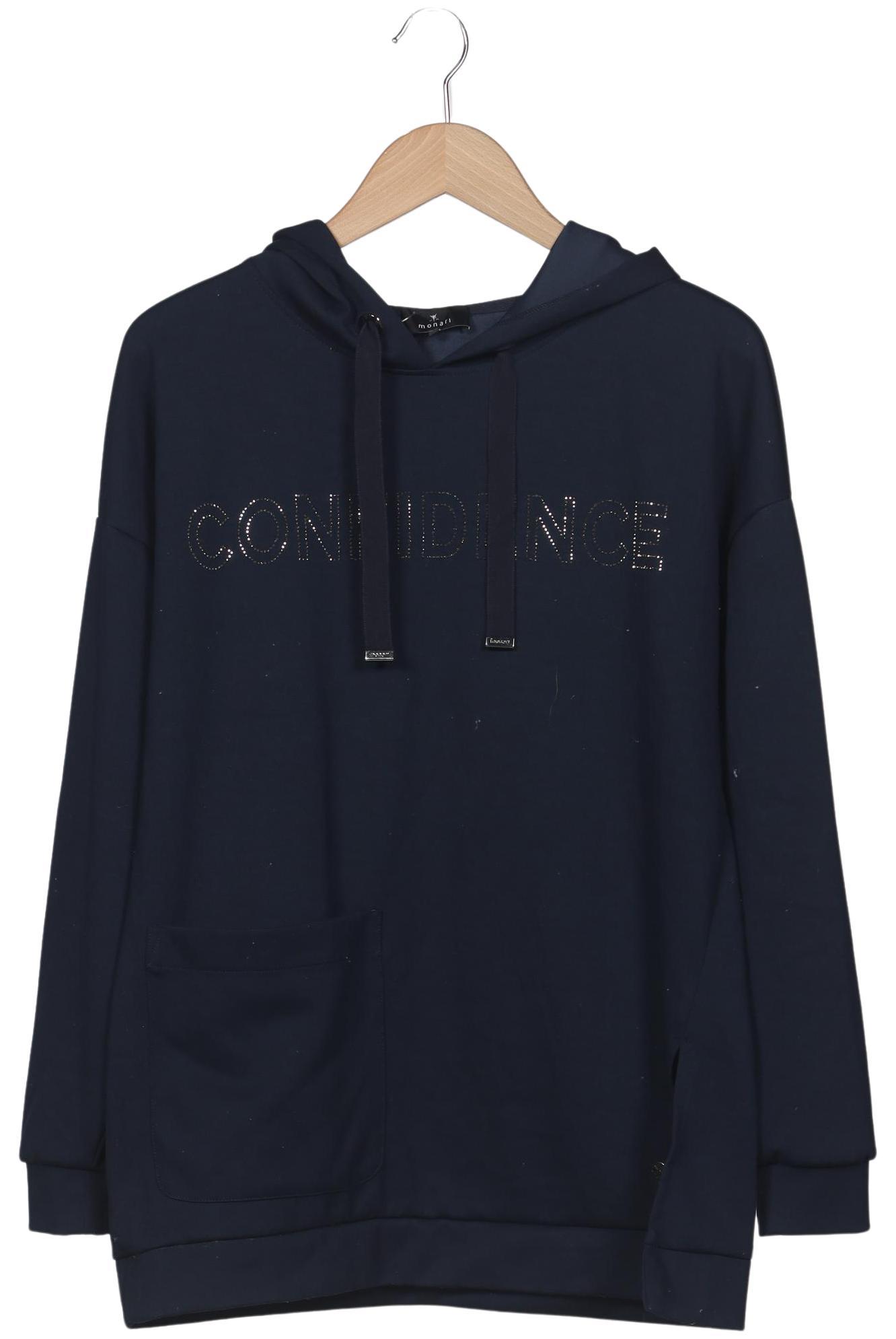 

monari Damen Kapuzenpullover, marineblau, Gr. 38
