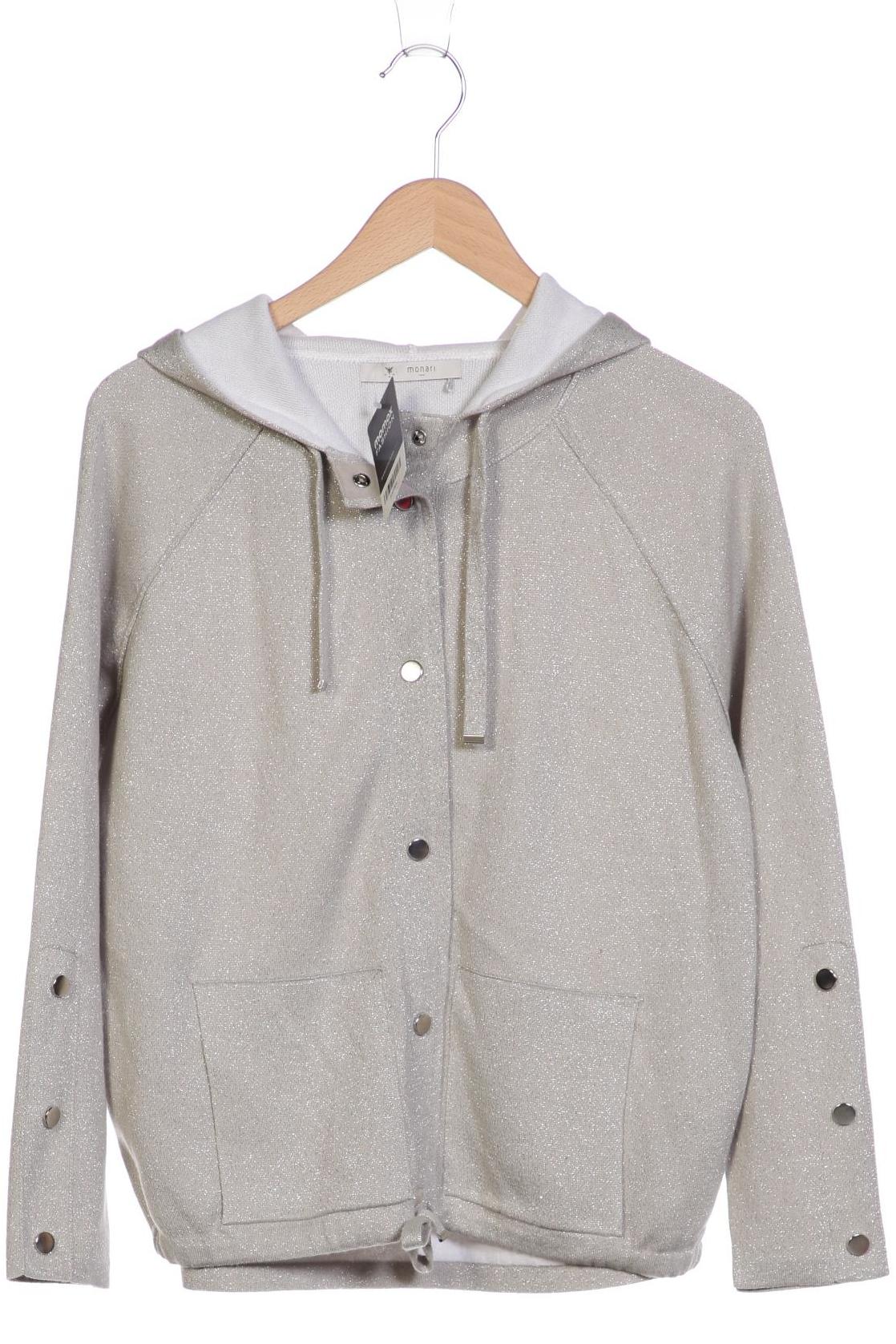

monari Damen Kapuzenpullover, grau, Gr. 36