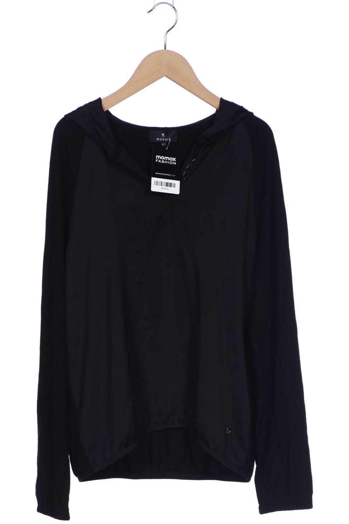

monari Damen Kapuzenpullover, schwarz, Gr. 36