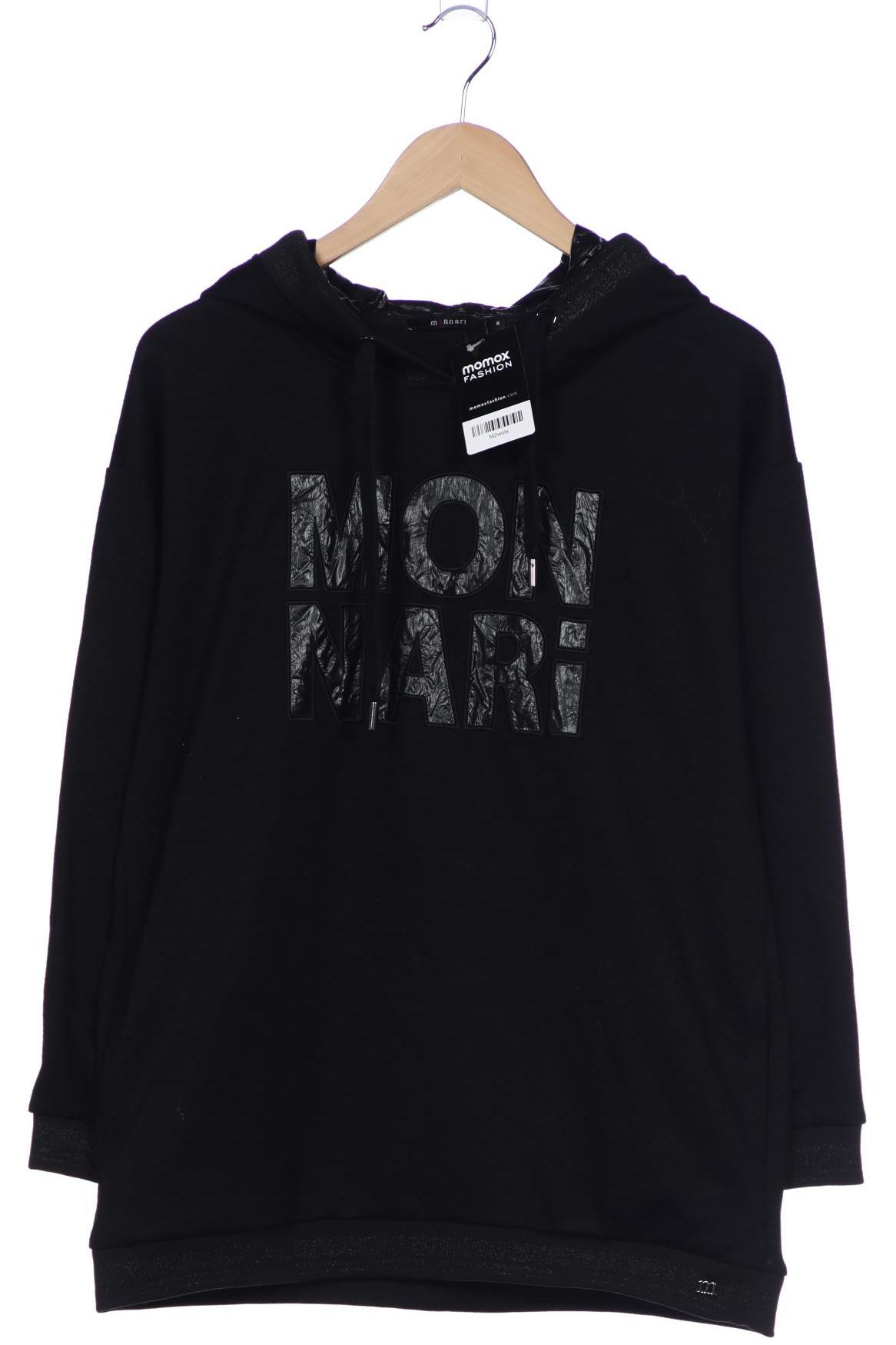 

monari Damen Kapuzenpullover, schwarz, Gr. 38