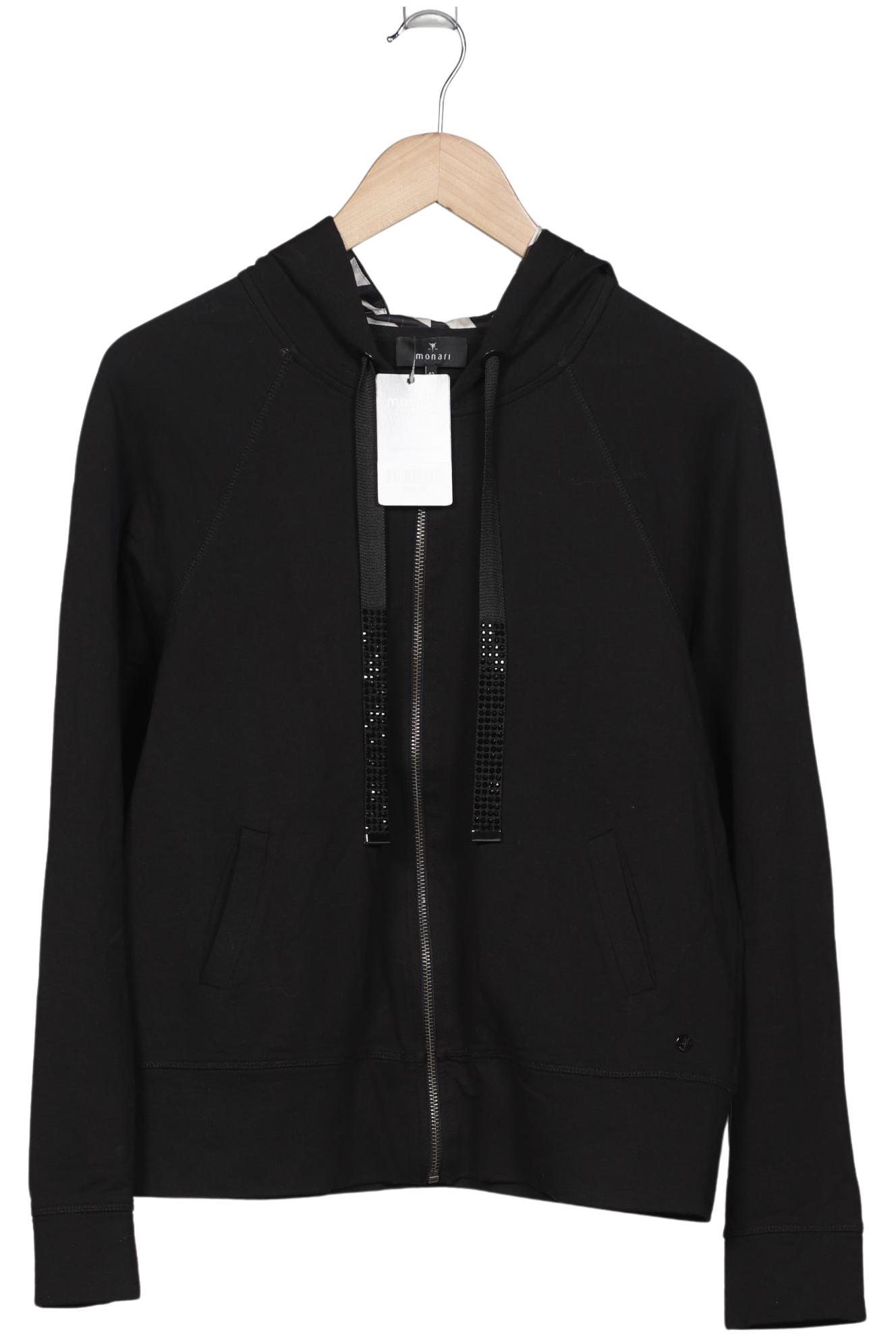 

monari Damen Kapuzenpullover, schwarz, Gr. 42