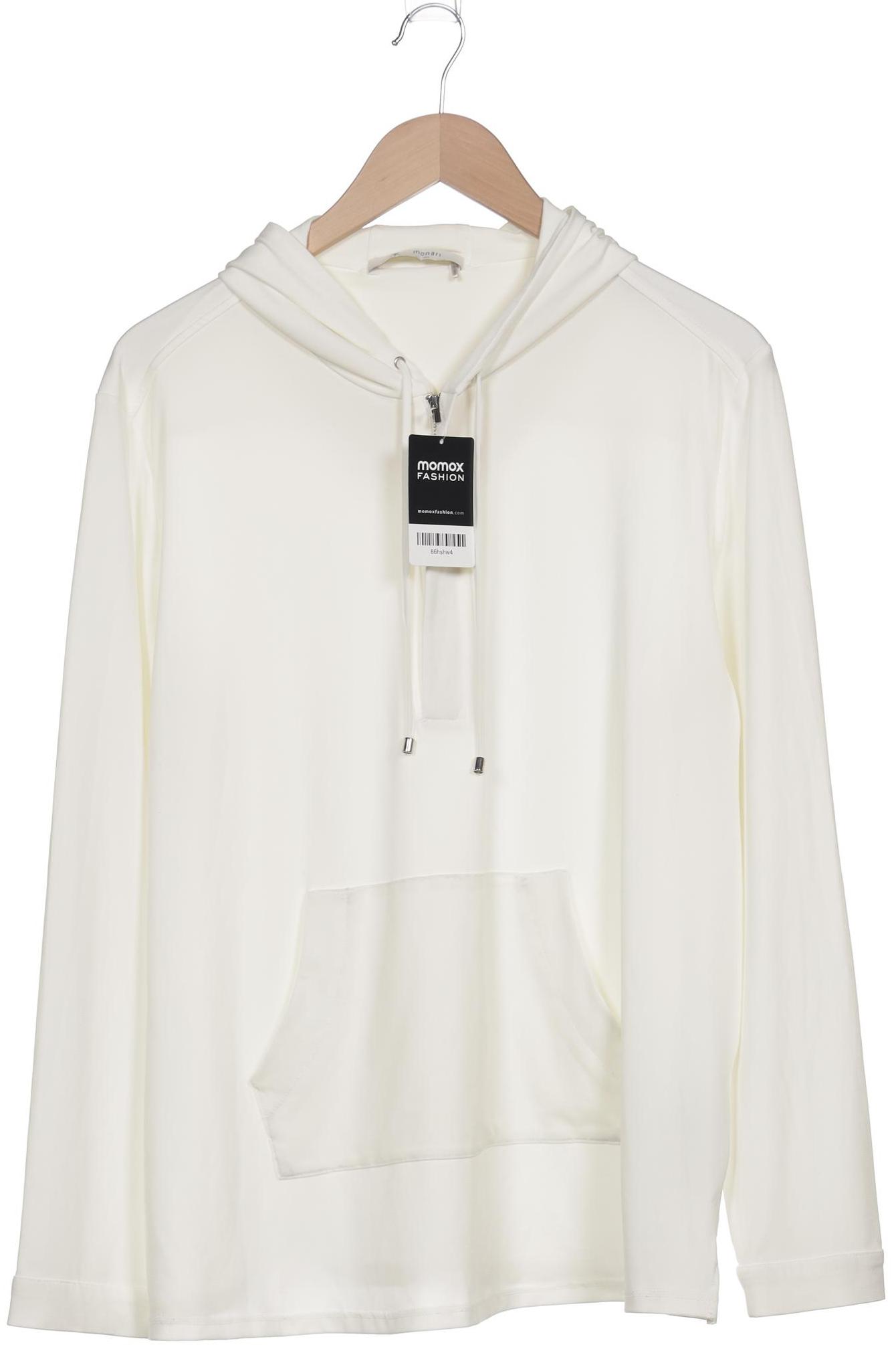 

monari Damen Kapuzenpullover, cremeweiß, Gr. 44