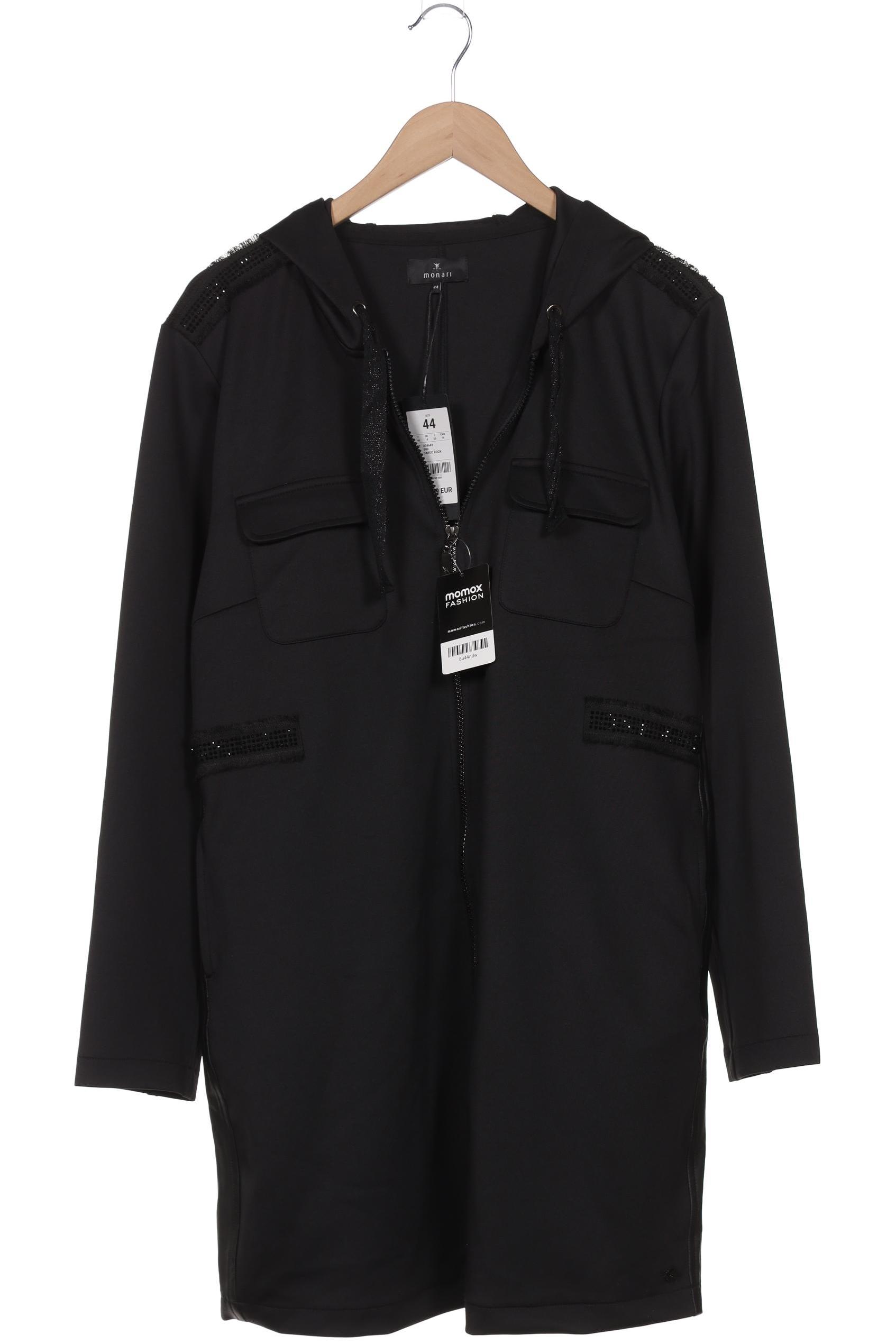 

monari Damen Kapuzenpullover, schwarz, Gr. 44