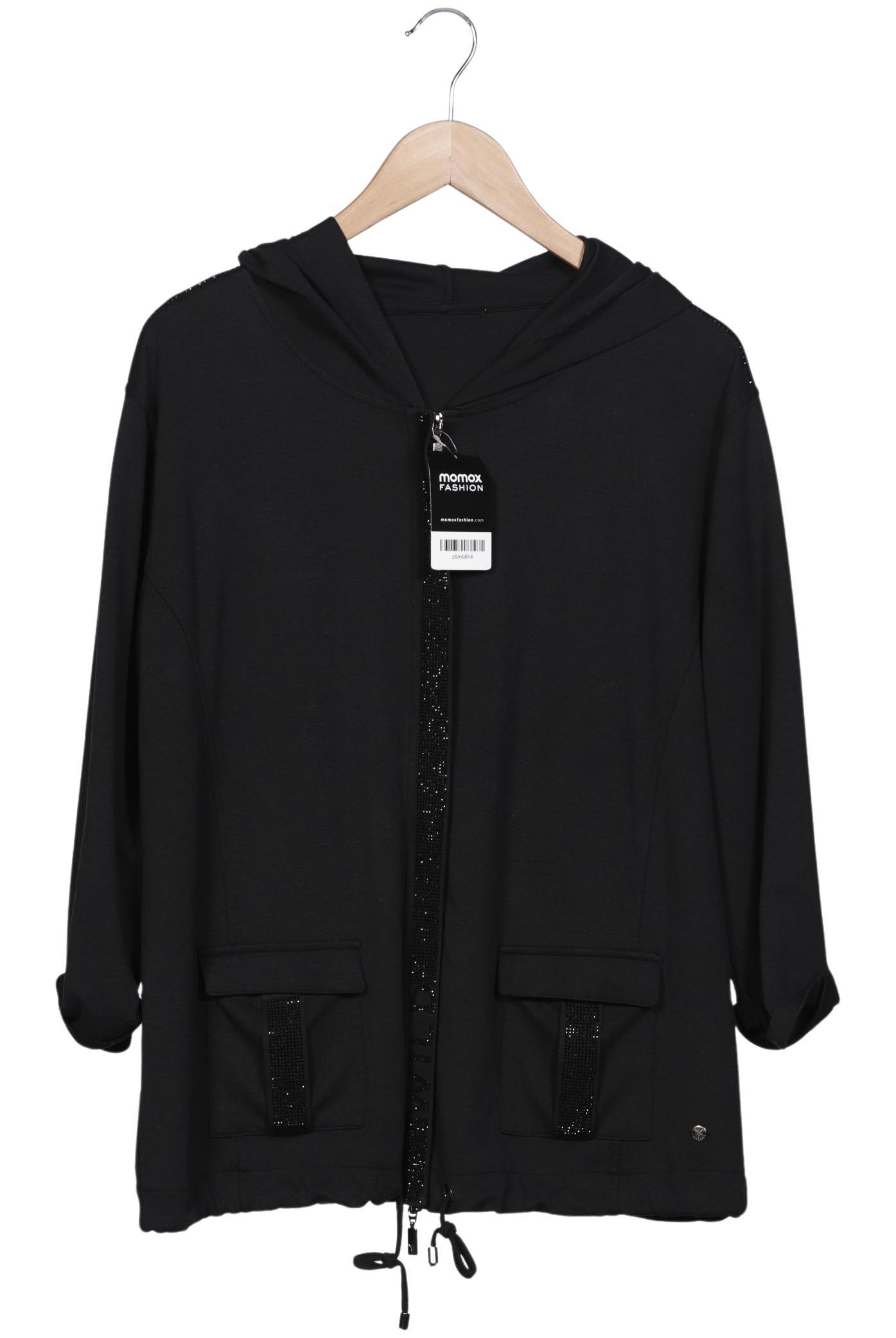 

monari Damen Kapuzenpullover, schwarz, Gr. 44