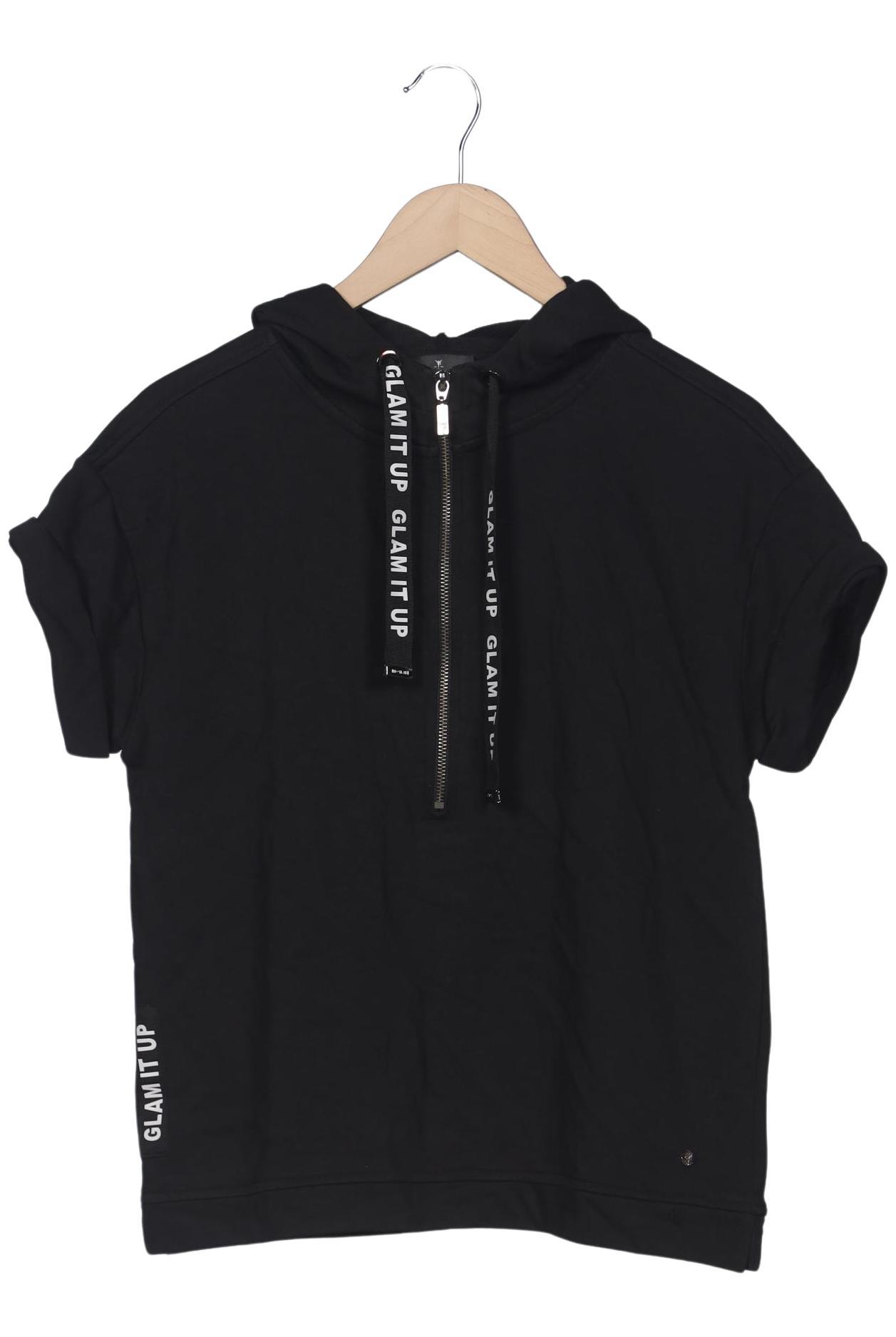 

monari Damen Kapuzenpullover, schwarz, Gr. 40