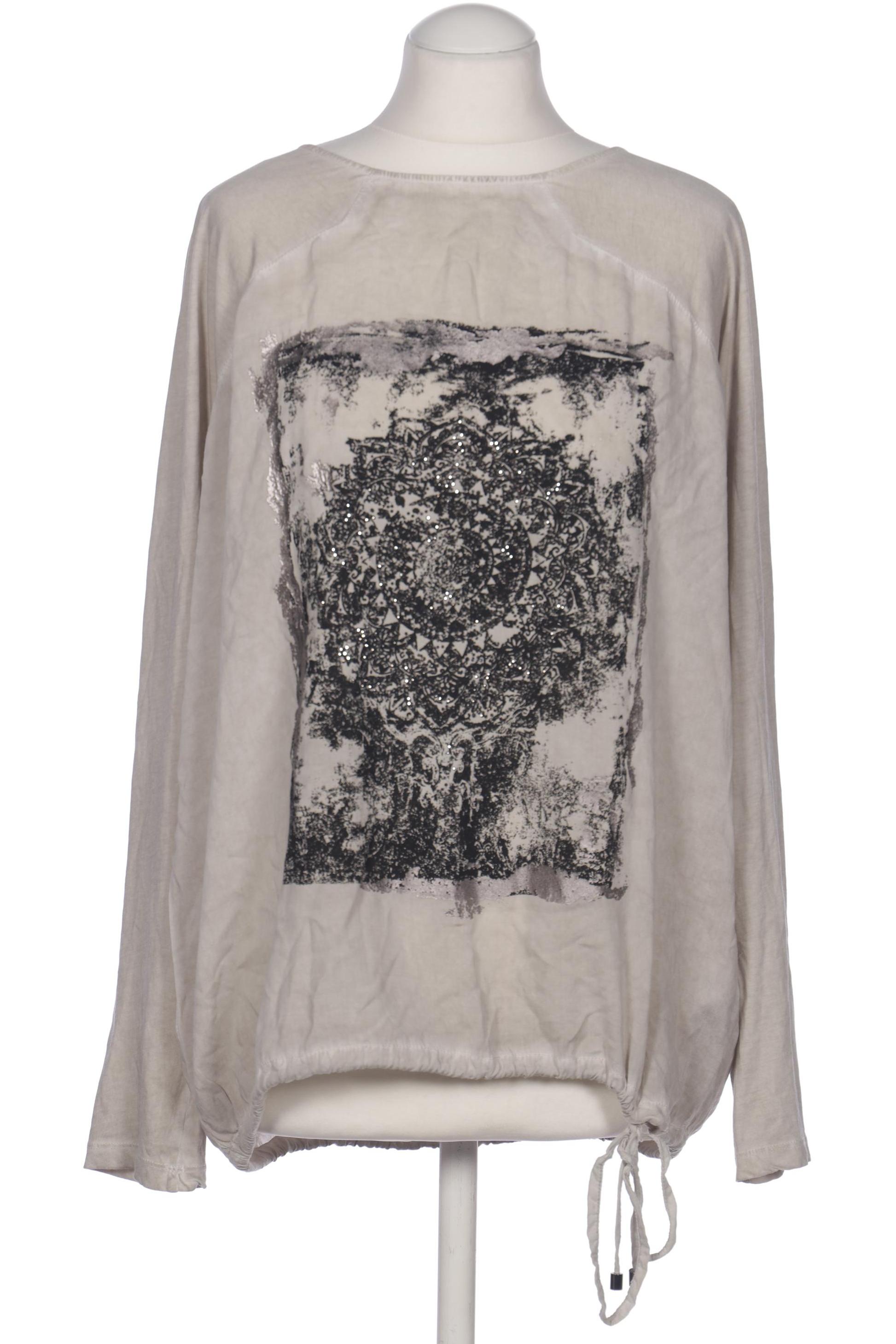 

monari Damen Langarmshirt, beige, Gr. 40