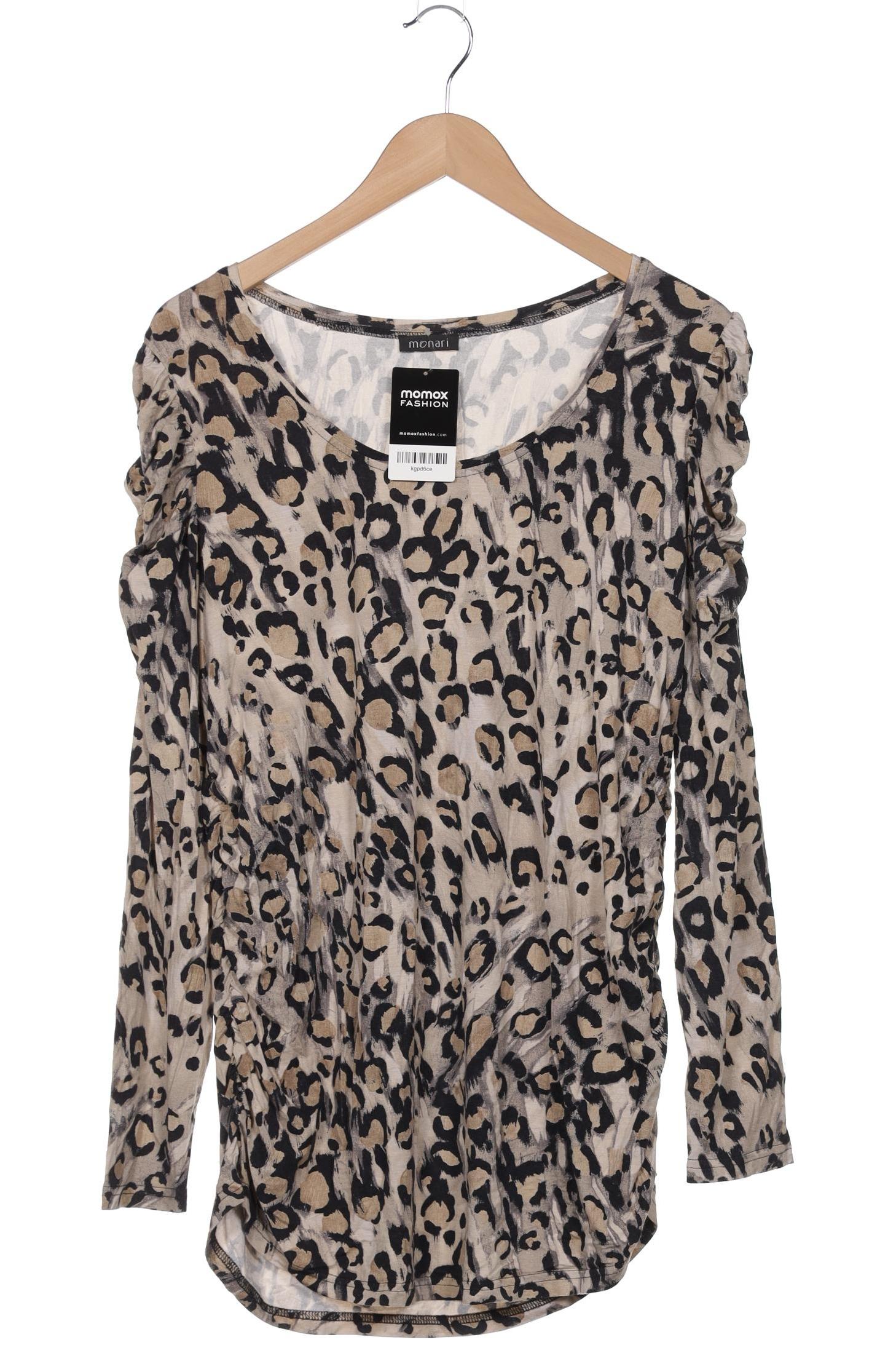 

monari Damen Langarmshirt, braun, Gr. 46