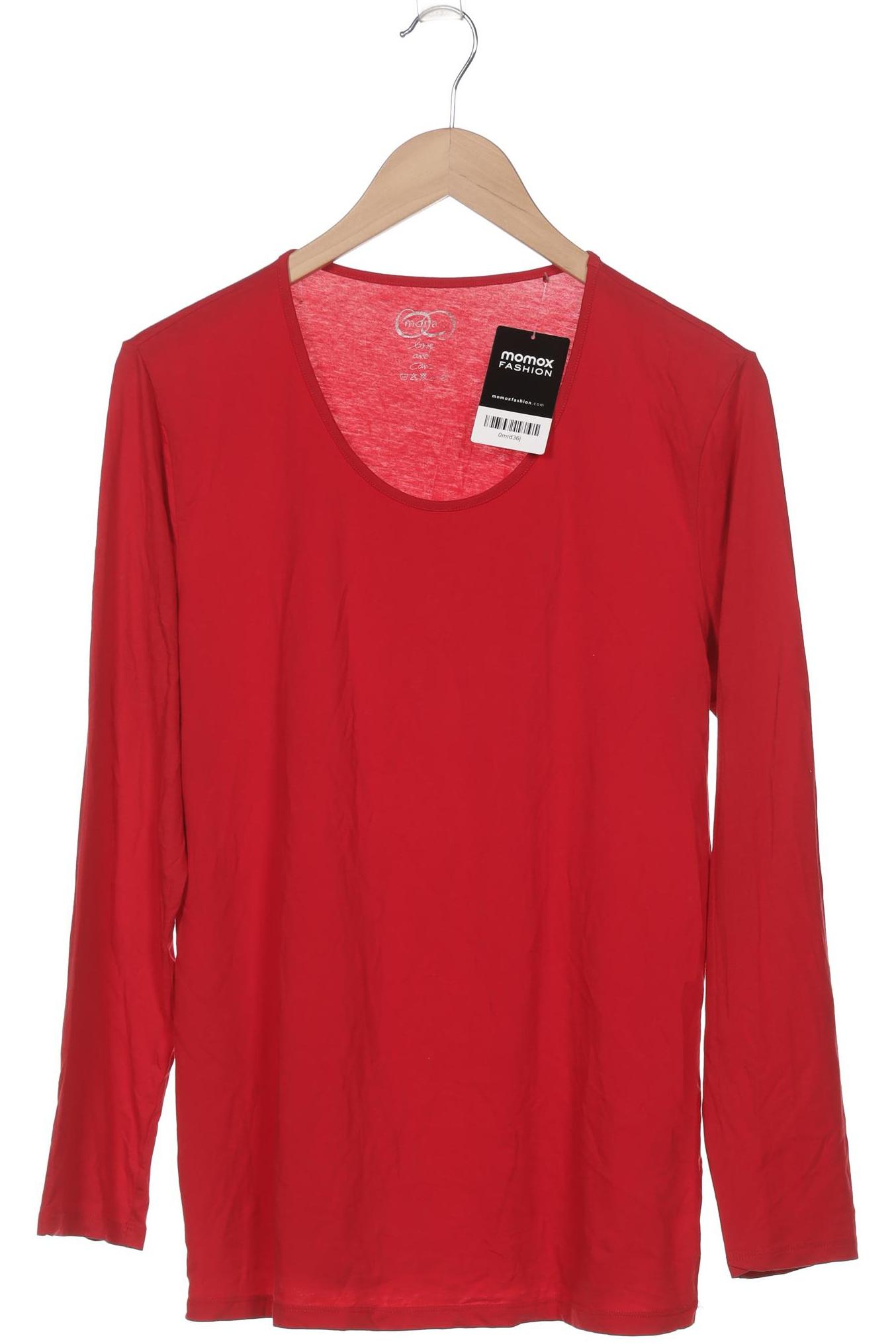 

monari Damen Langarmshirt, rot, Gr. 44