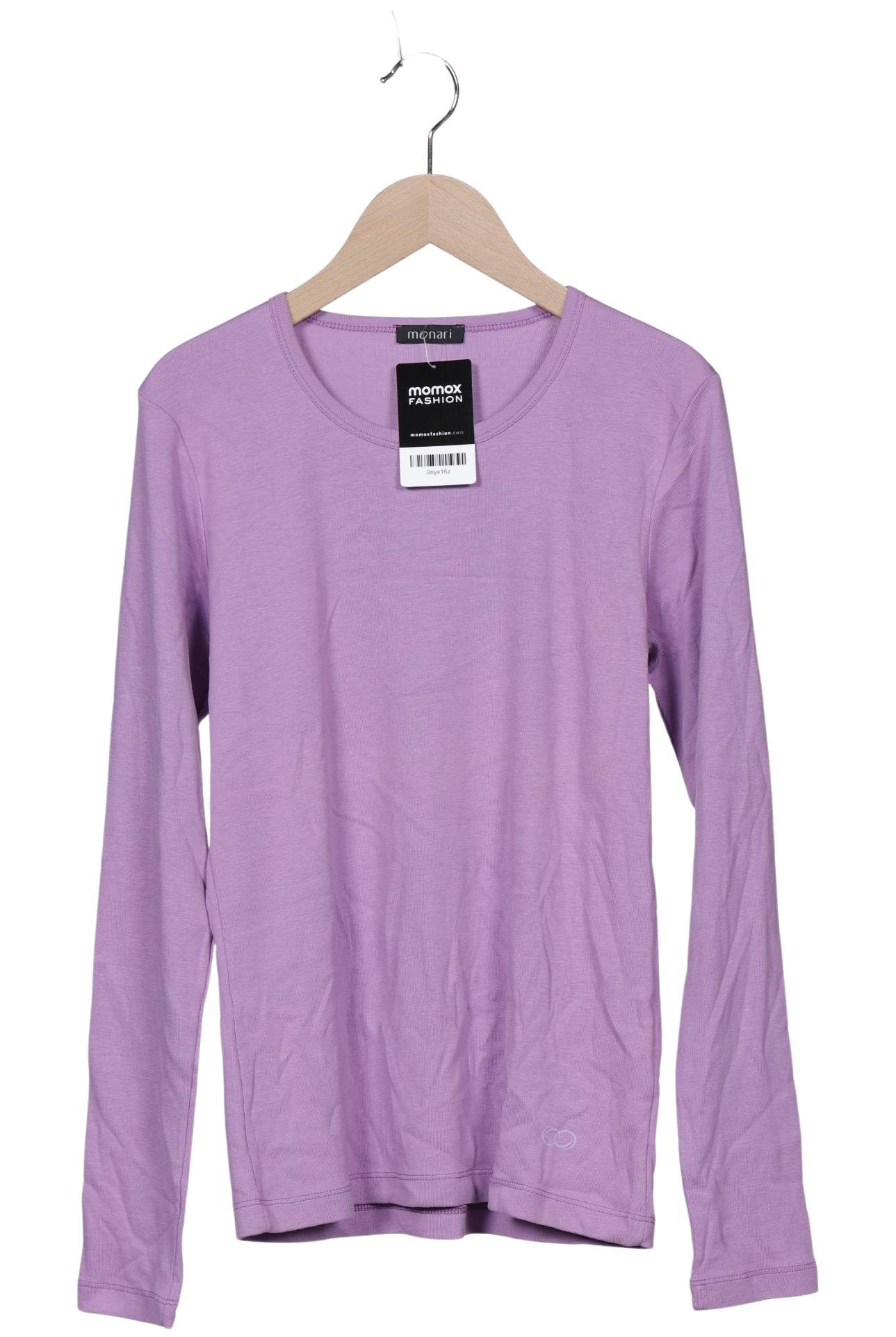 

monari Damen Langarmshirt, flieder, Gr. 38