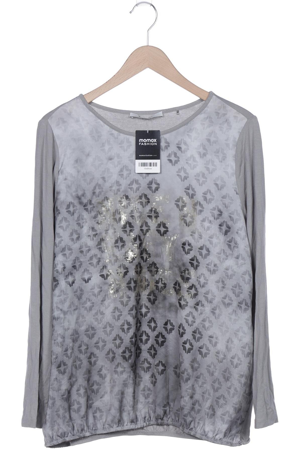 

monari Damen Langarmshirt, grau, Gr. 42