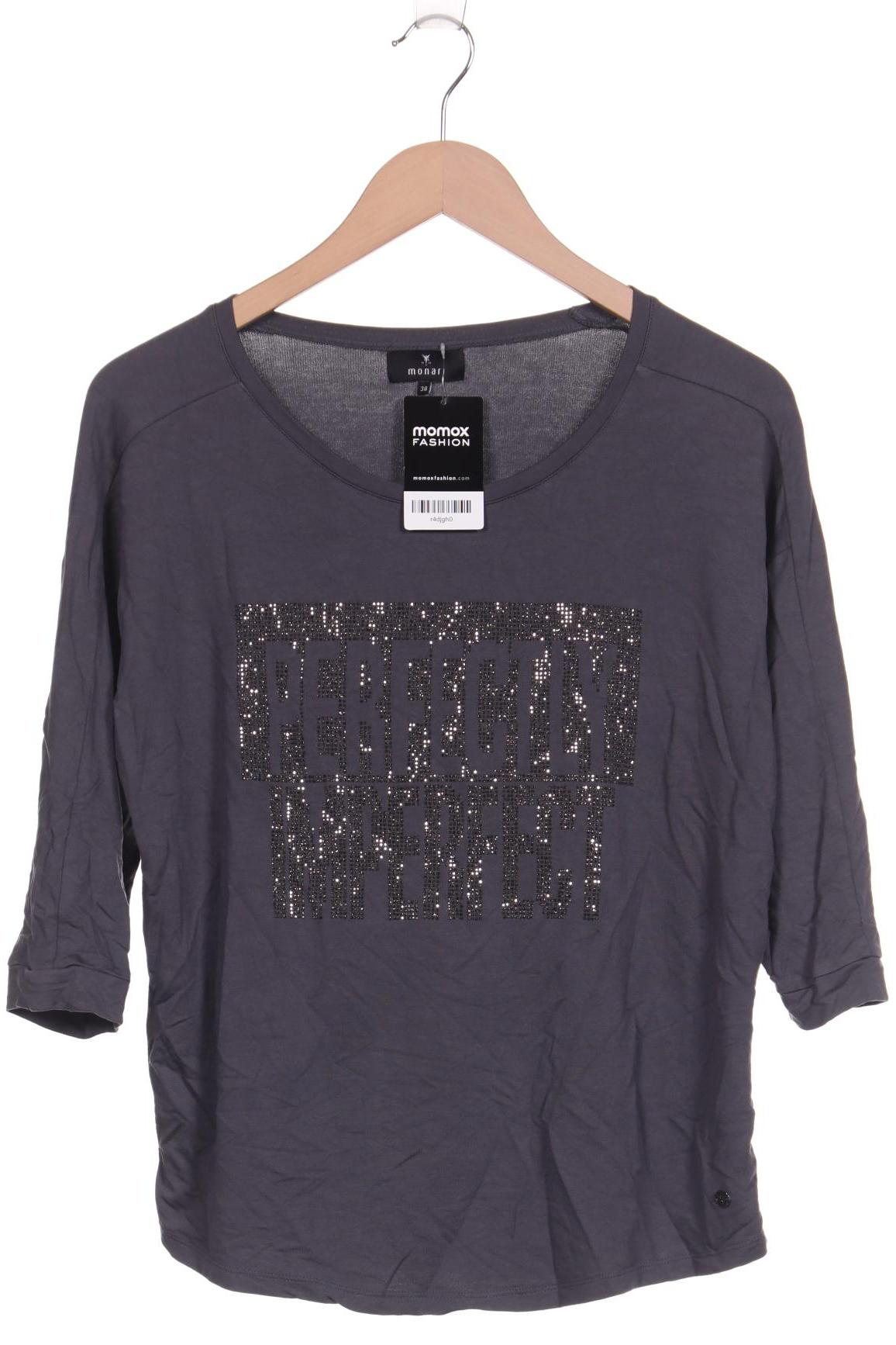 

monari Damen Langarmshirt, grau, Gr. 38