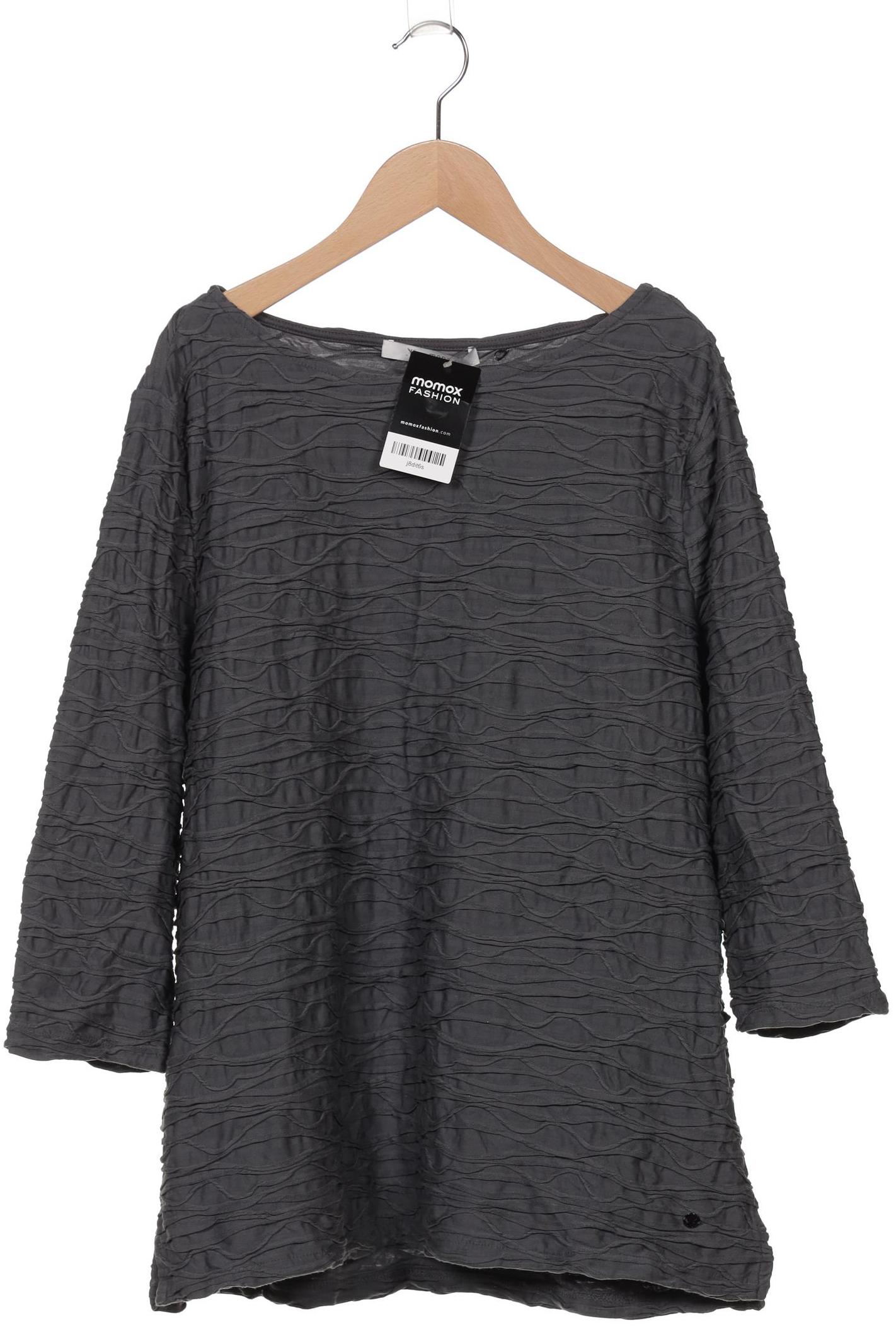 

monari Damen Langarmshirt, grau, Gr. 48