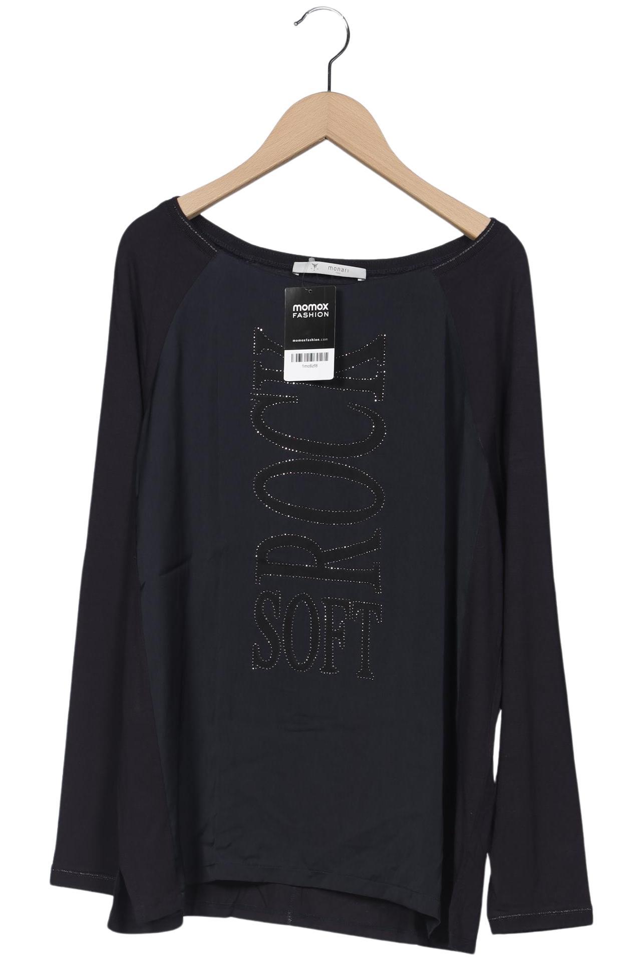 

monari Damen Langarmshirt, marineblau, Gr. 42