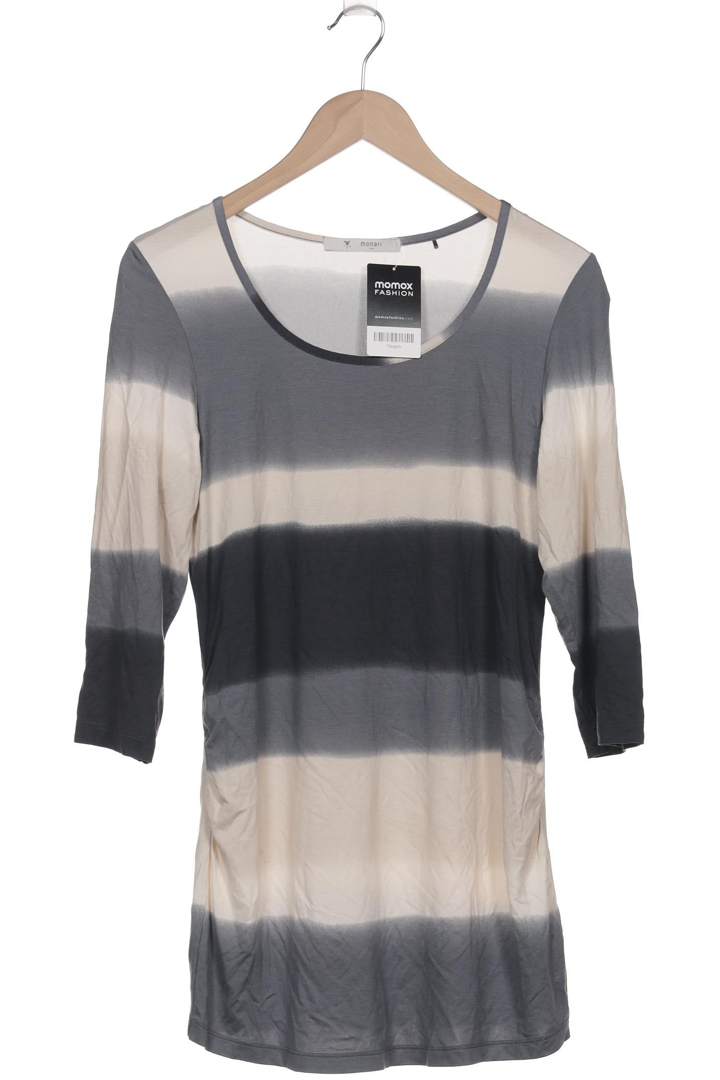 

monari Damen Langarmshirt, grau, Gr. 40