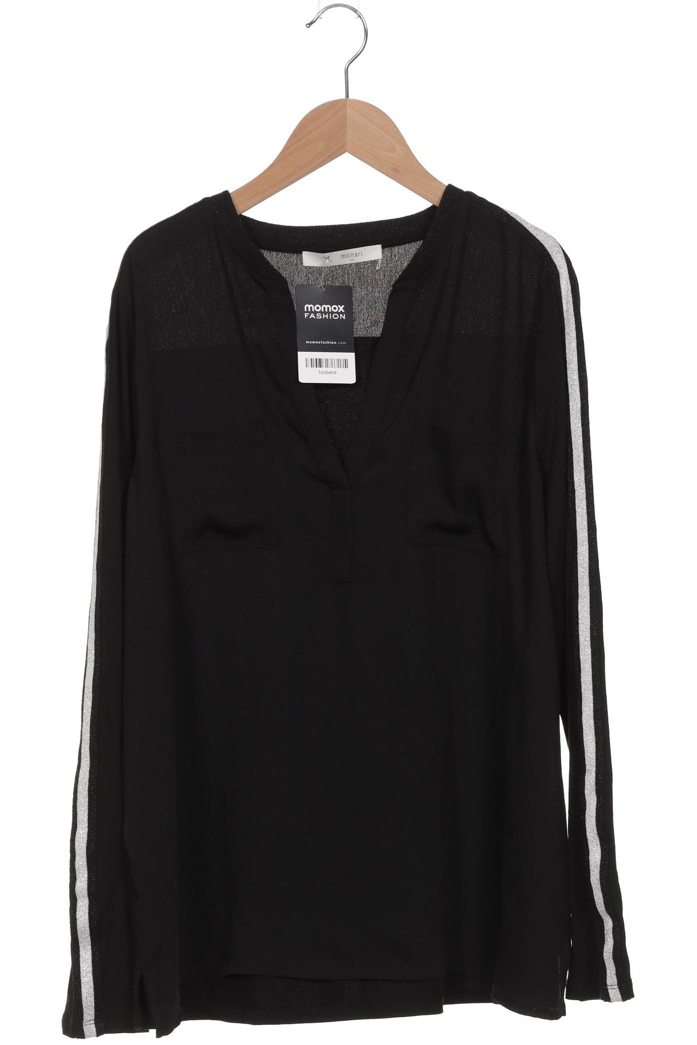 

monari Damen Langarmshirt, schwarz, Gr. 42