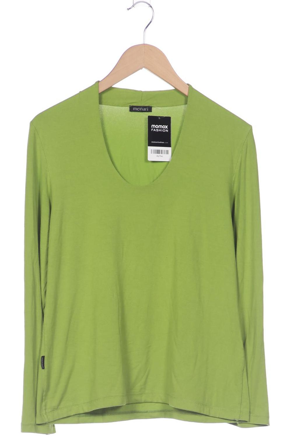 

monari Damen Langarmshirt, grün, Gr. 42
