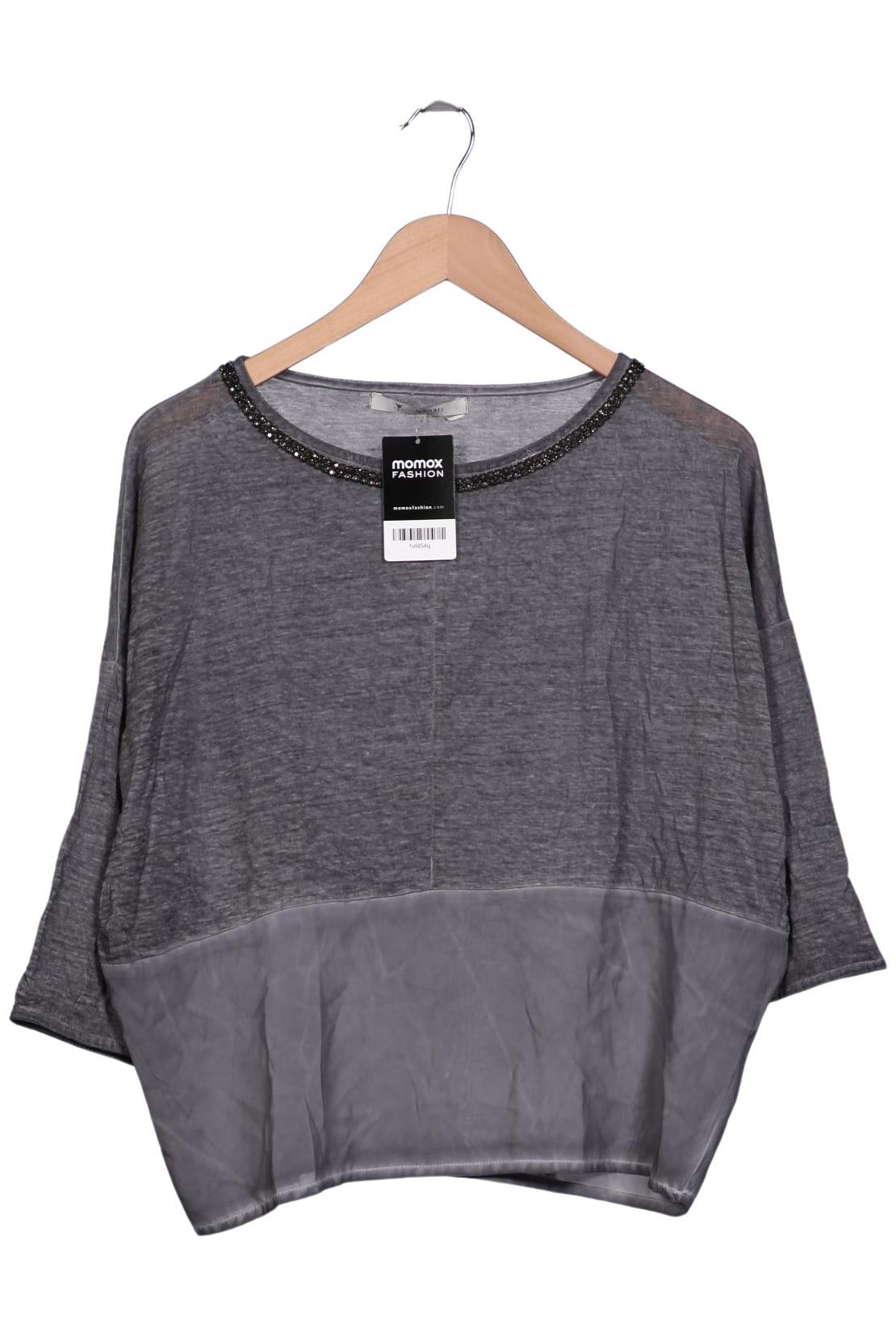 

monari Damen Langarmshirt, grau, Gr. 38