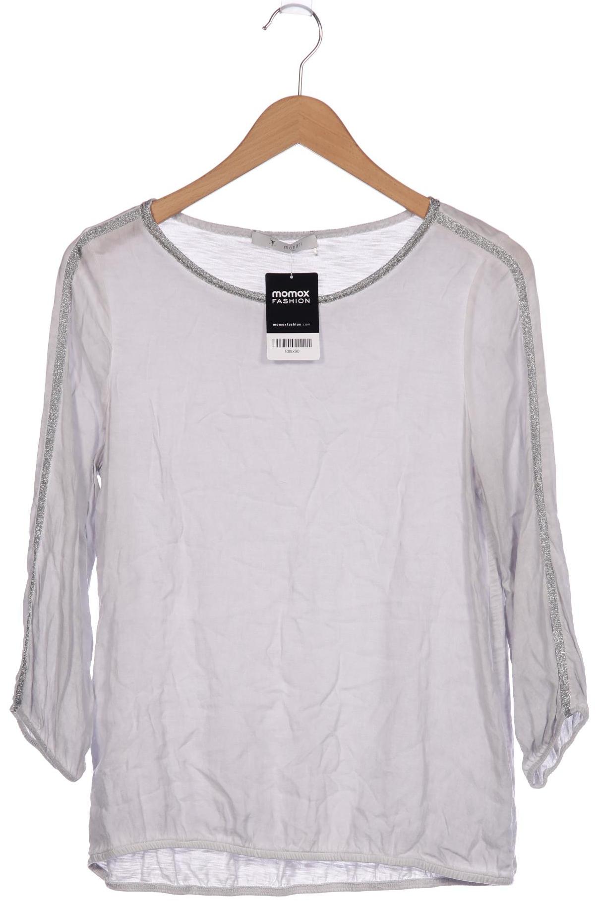 

monari Damen Langarmshirt, grau, Gr. 38