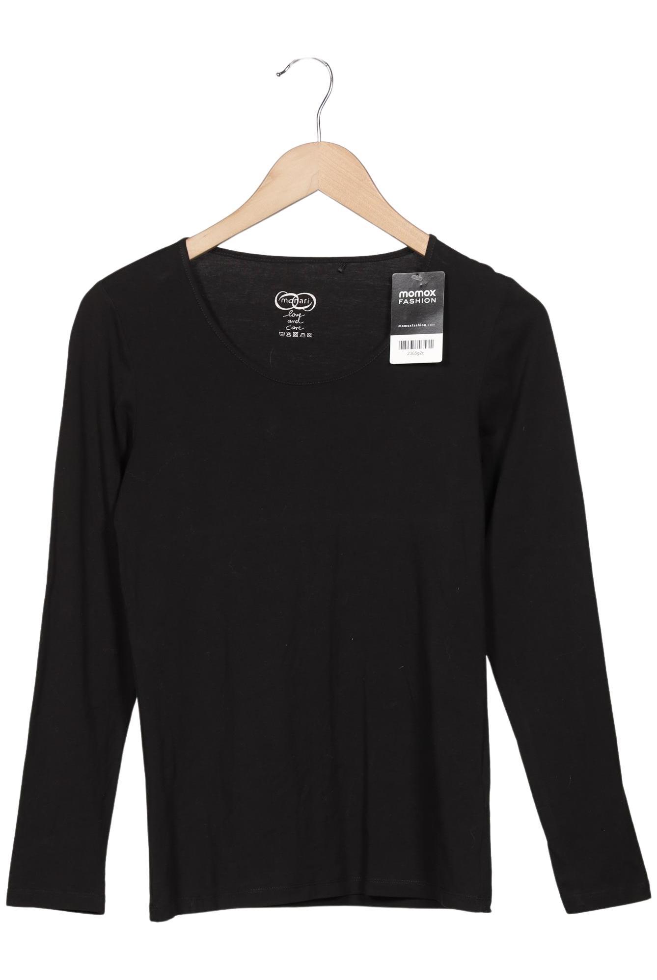

monari Damen Langarmshirt, schwarz, Gr. 38