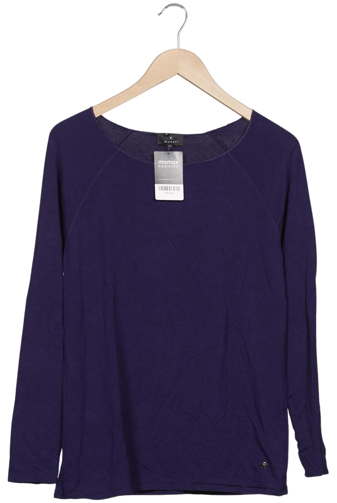 

monari Damen Langarmshirt, flieder, Gr. 42