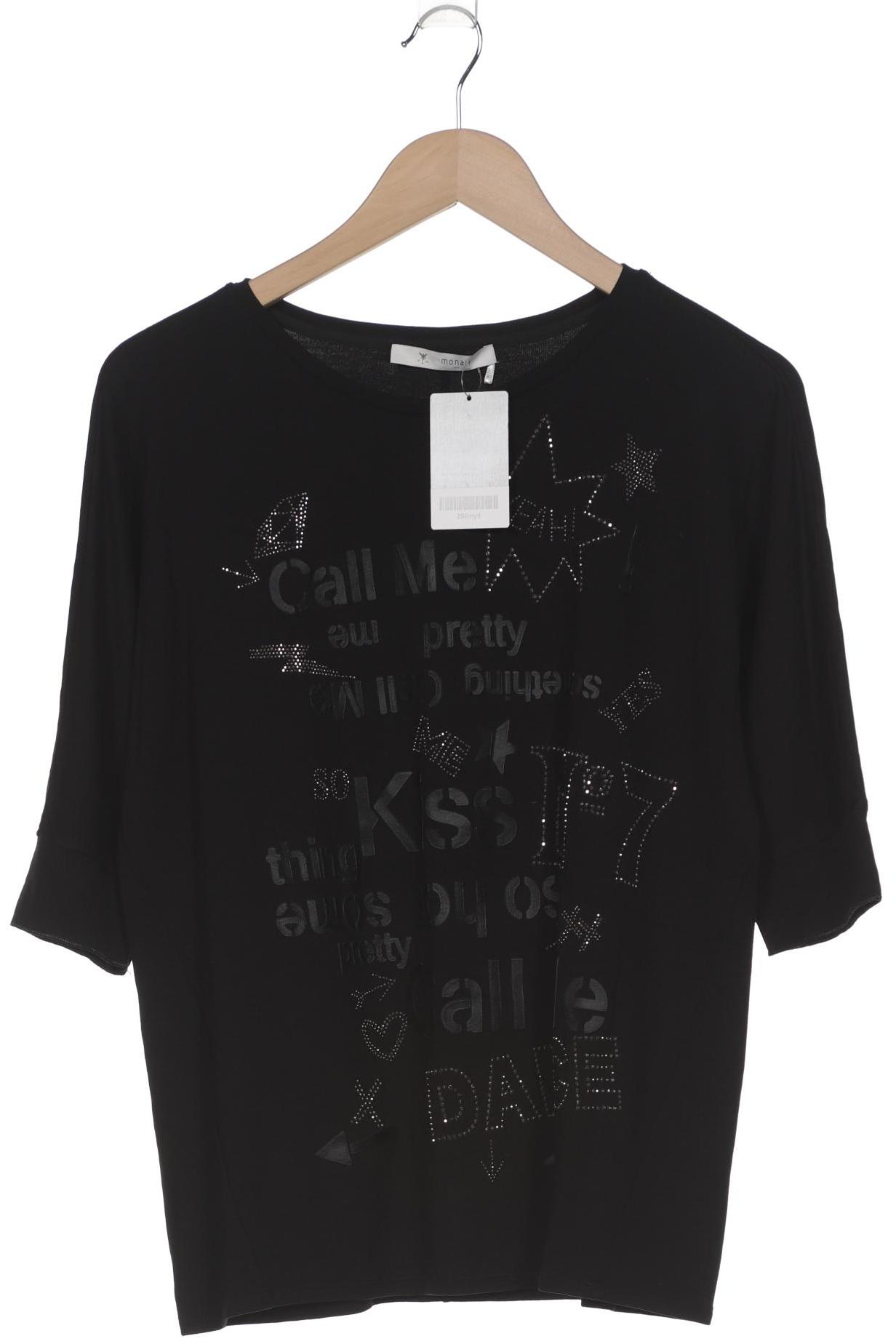 

monari Damen Langarmshirt, schwarz, Gr. 38