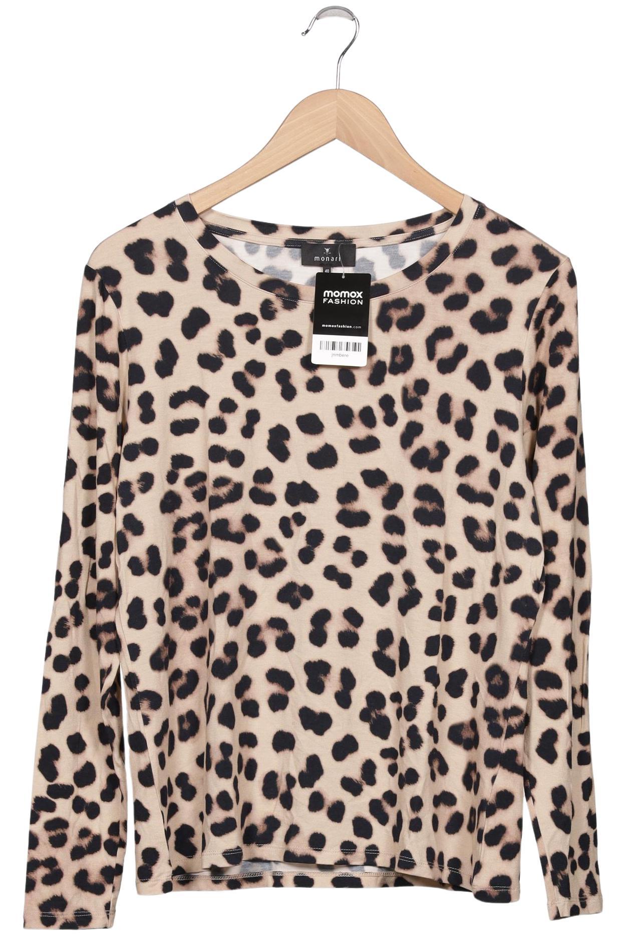 

monari Damen Langarmshirt, beige, Gr. 40